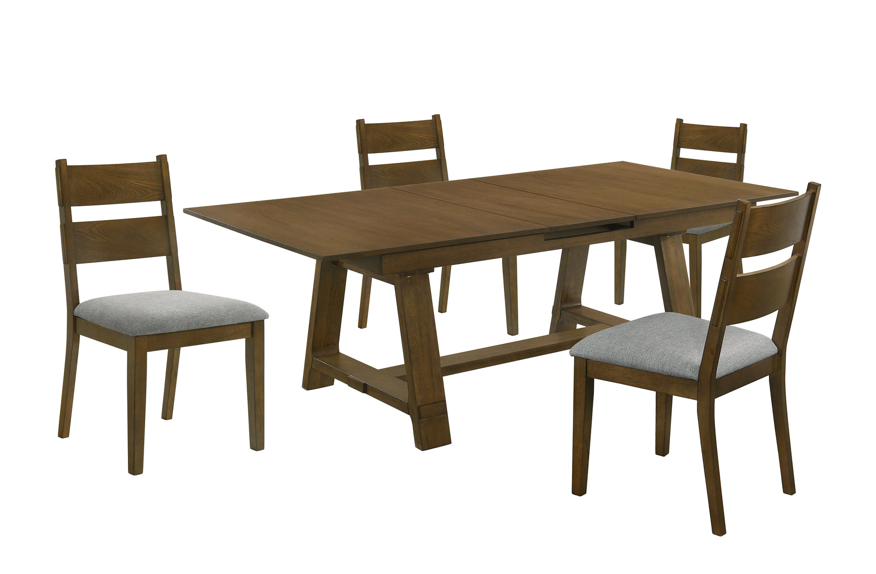 Everly Brown/Gray Dining Set - Ornate Home
