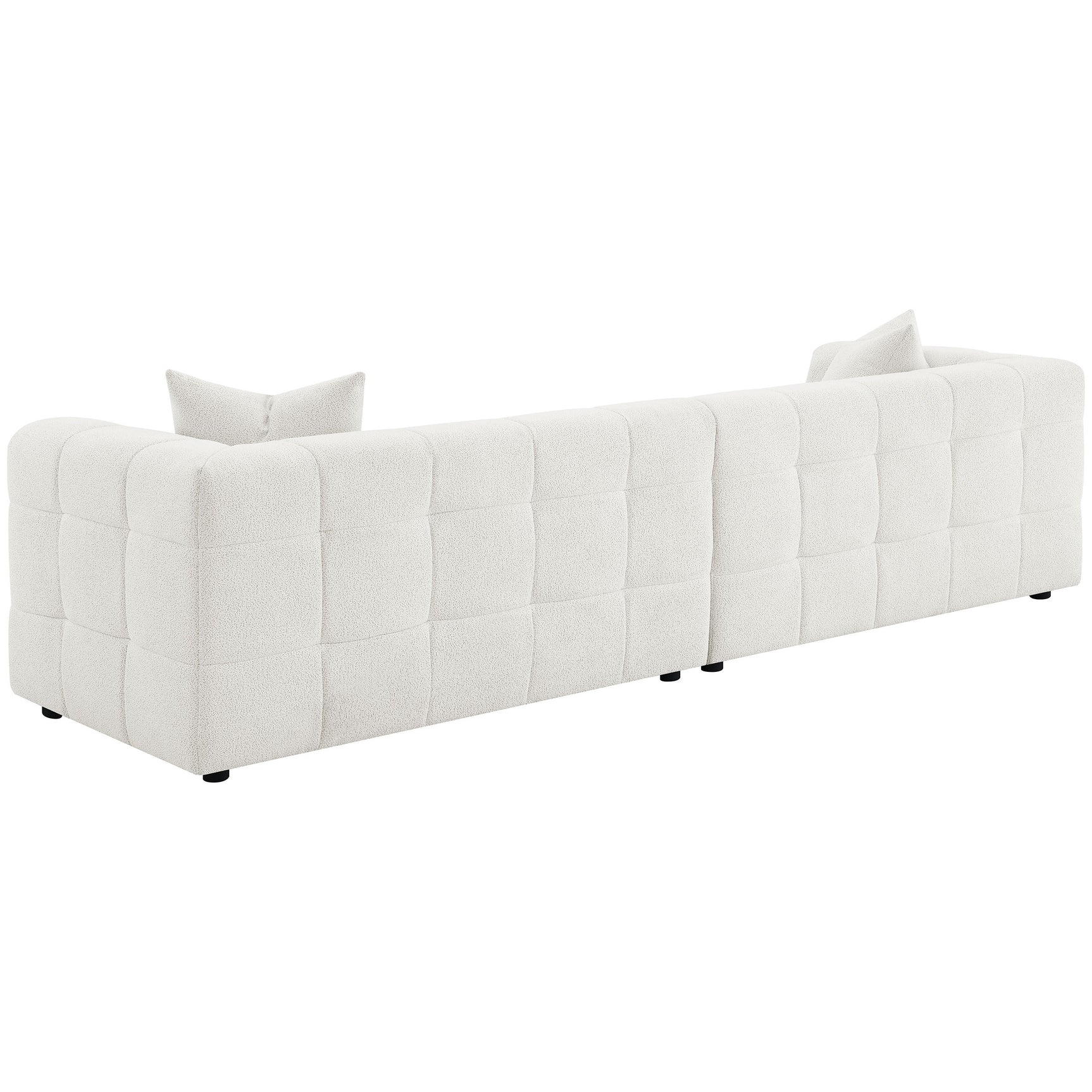 Everly Off White Extra Long Sofa - Ornate Home