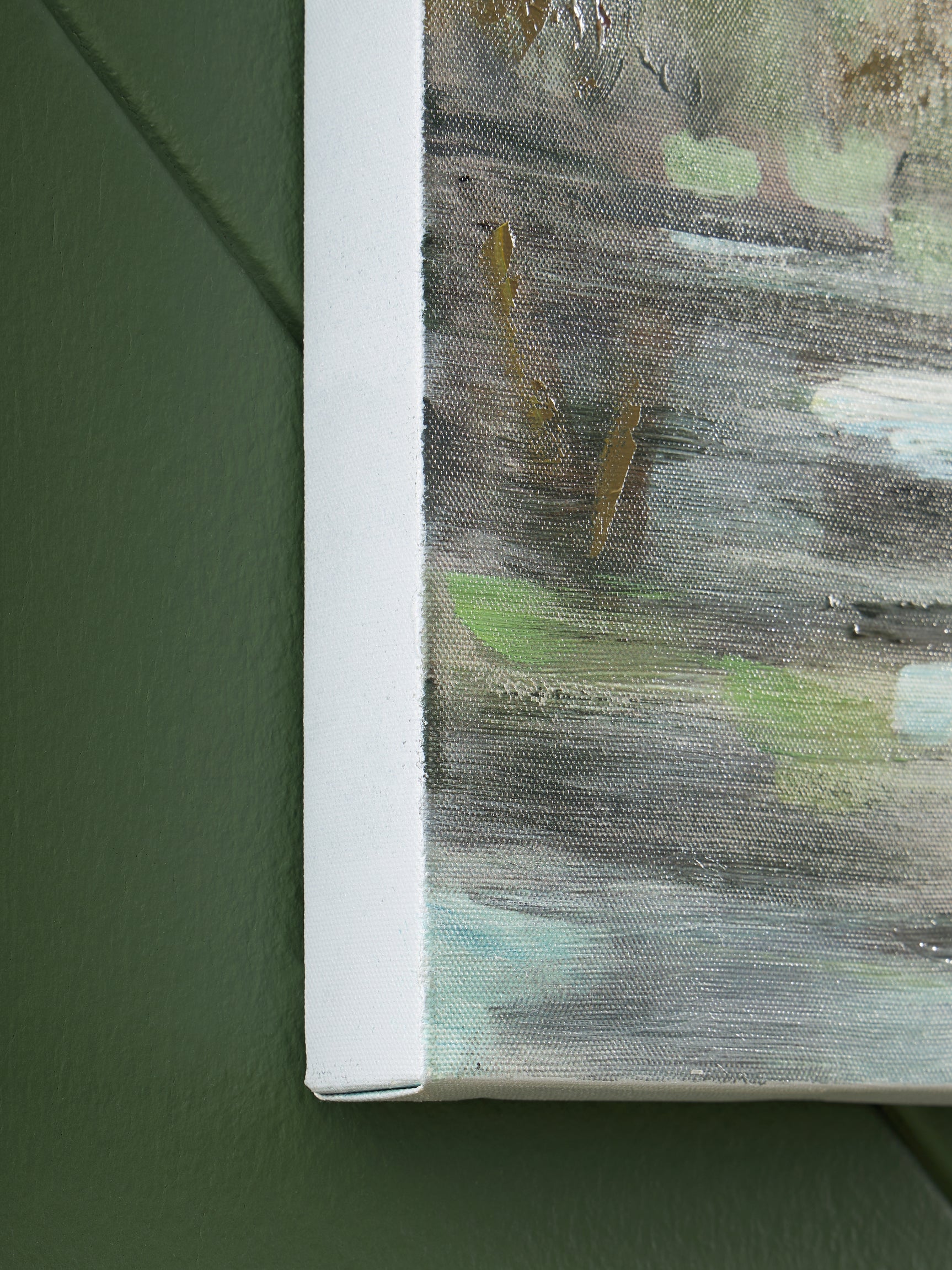 Evermaddick Green/Gray/White Wall Art - Ornate Home