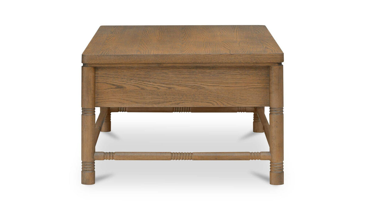 Evermore Natural Coffee Table Brown - Ornate Home