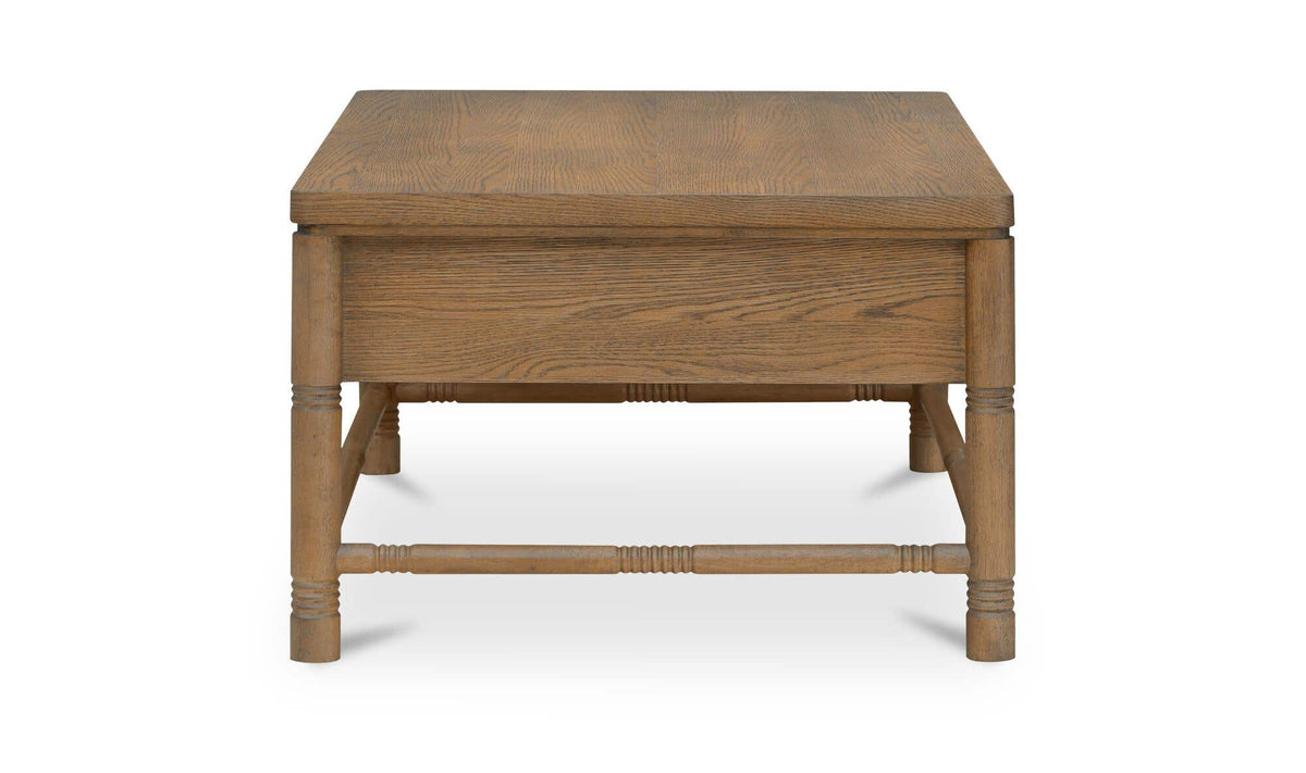 Evermore Natural Coffee Table Brown - Ornate Home