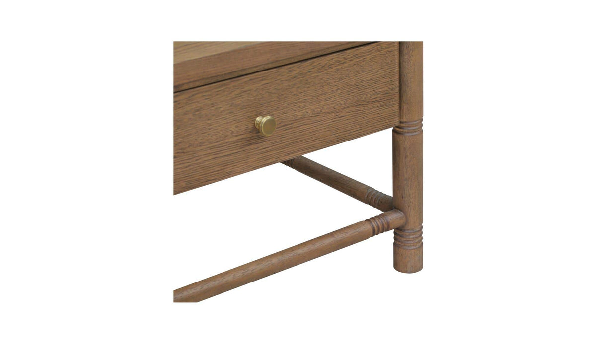 Evermore Natural Coffee Table Brown - Ornate Home