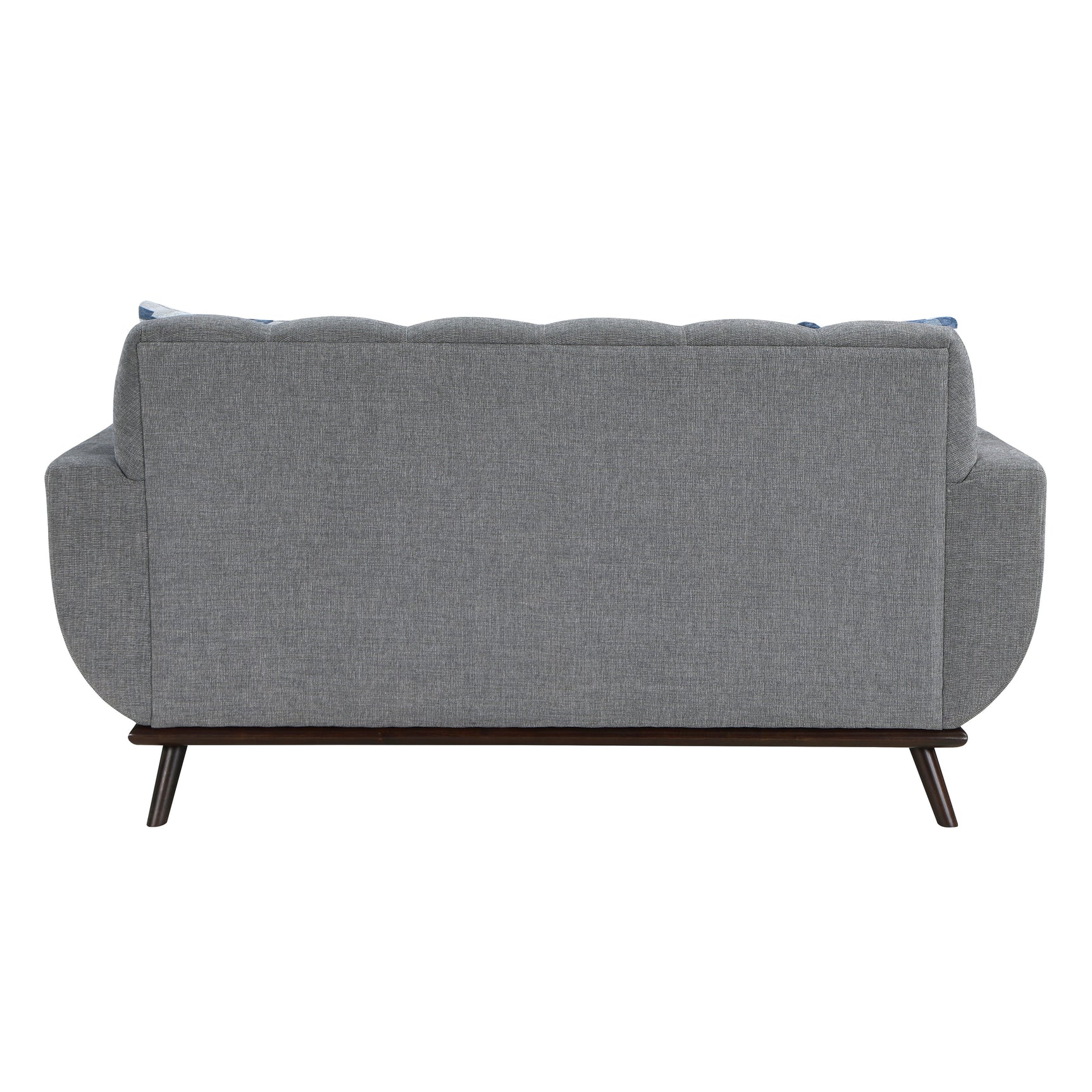 Everton Gray Loveseat - Ornate Home