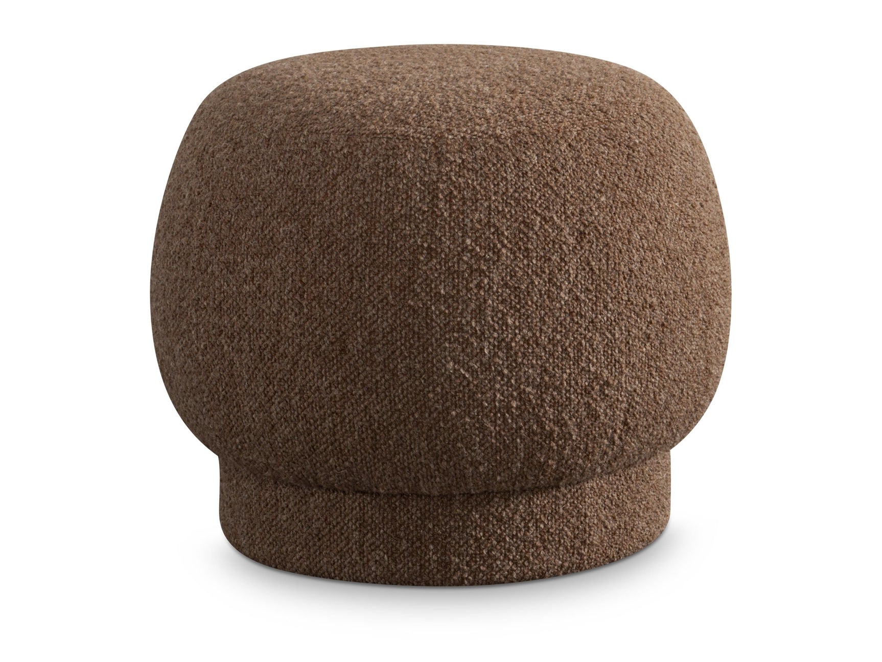 Evie Rust Fabric Ottoman - Ornate Home