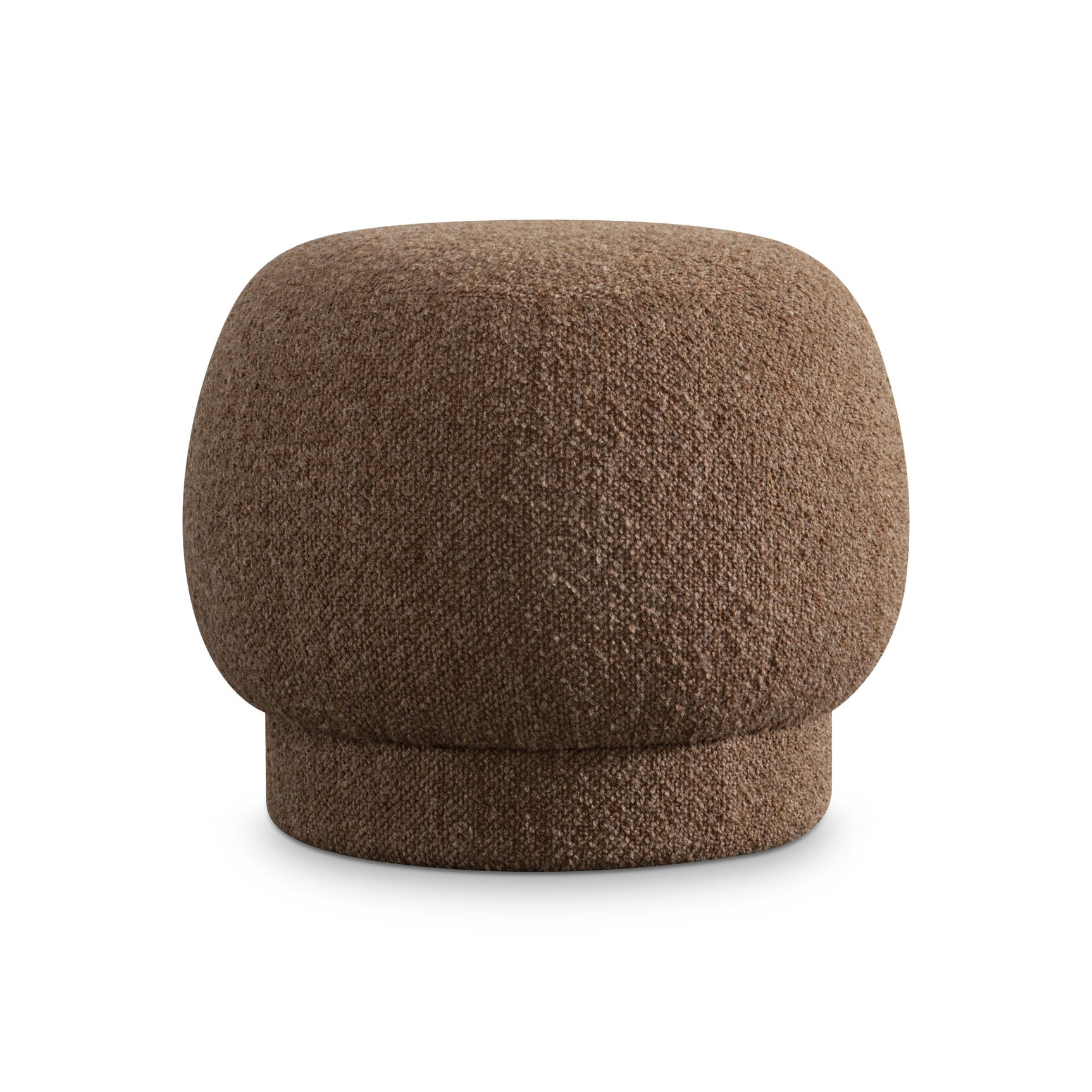 Evie Rust Fabric Ottoman - Ornate Home