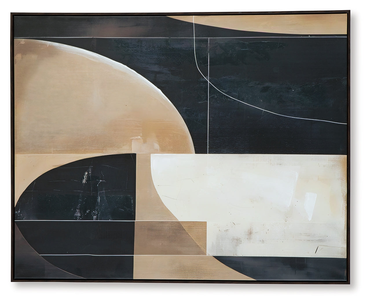 Ewanford Black/Brown/Tan Wall Art - Ornate Home