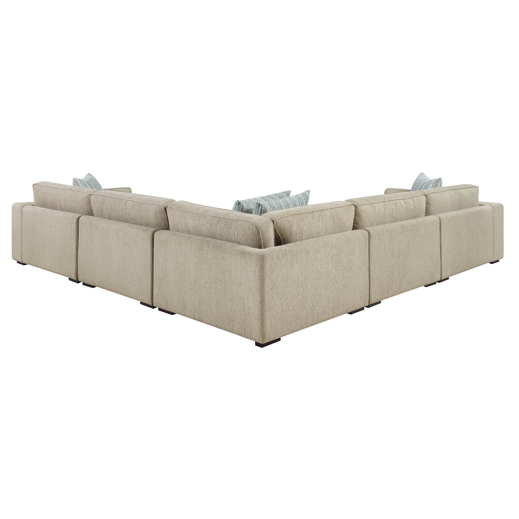 Exeter Beige 5-Piece Sectional - Ornate Home