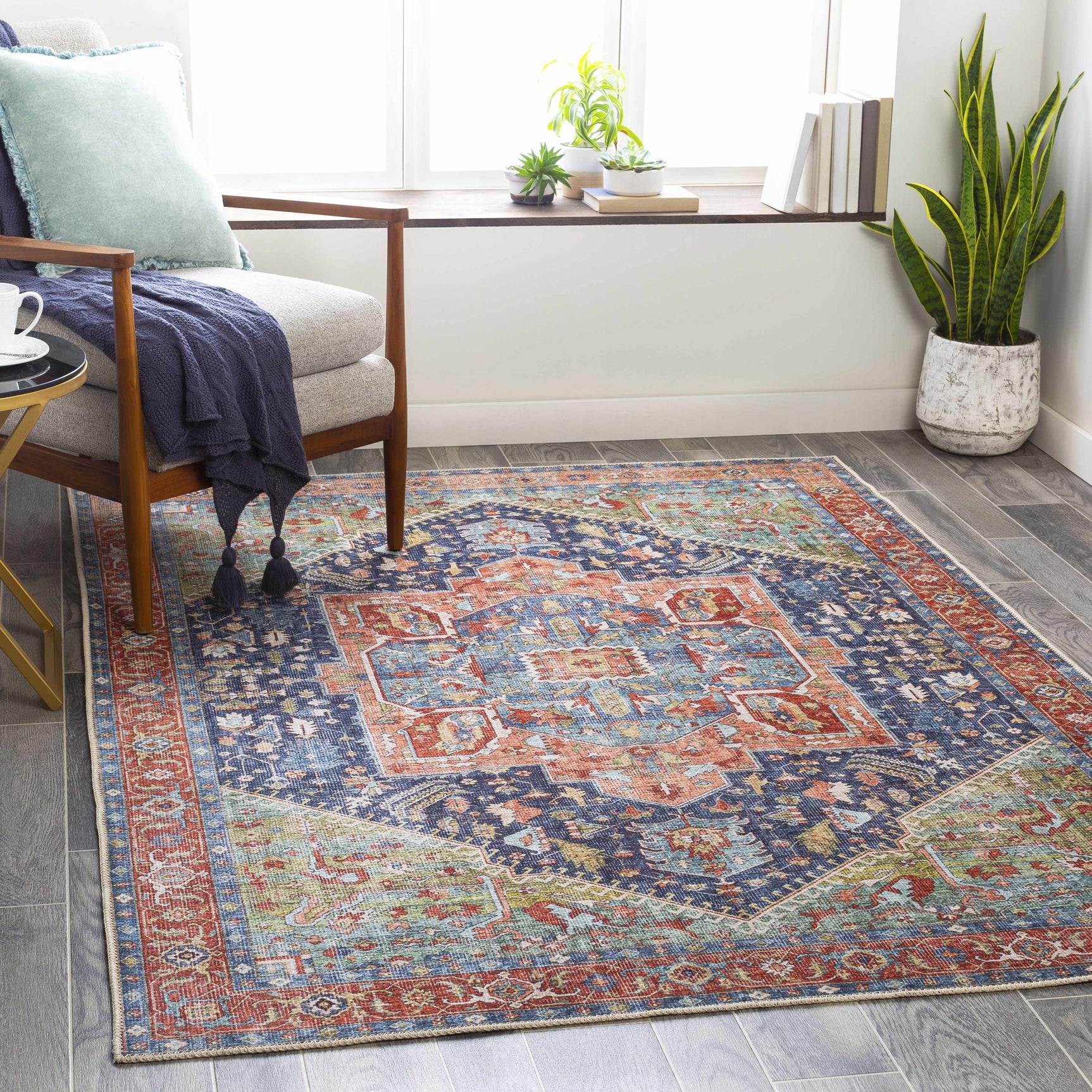 Exira Washable Area Rug - Ornate Home