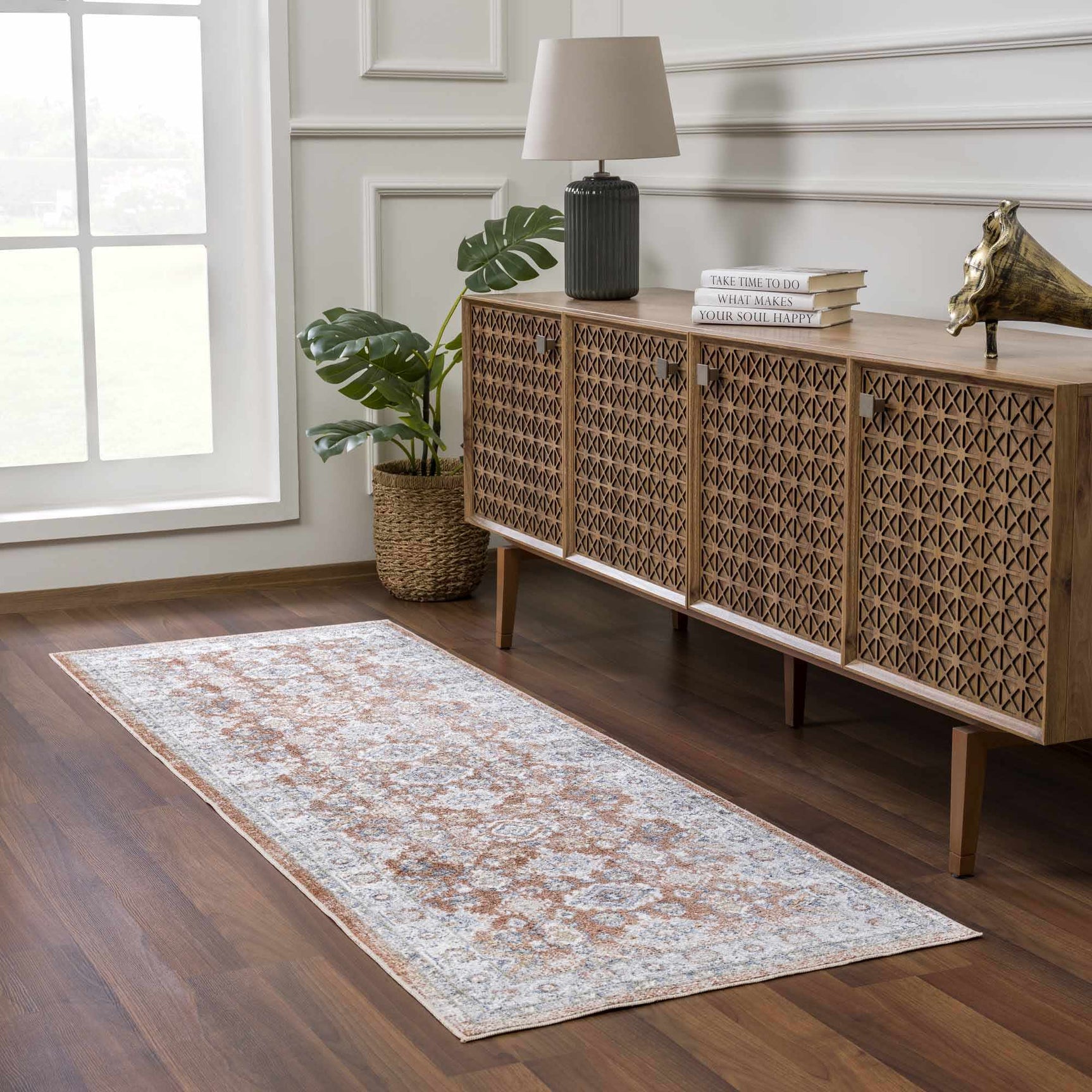 Ezio Boutique Washable Rug - Clearance - Ornate Home