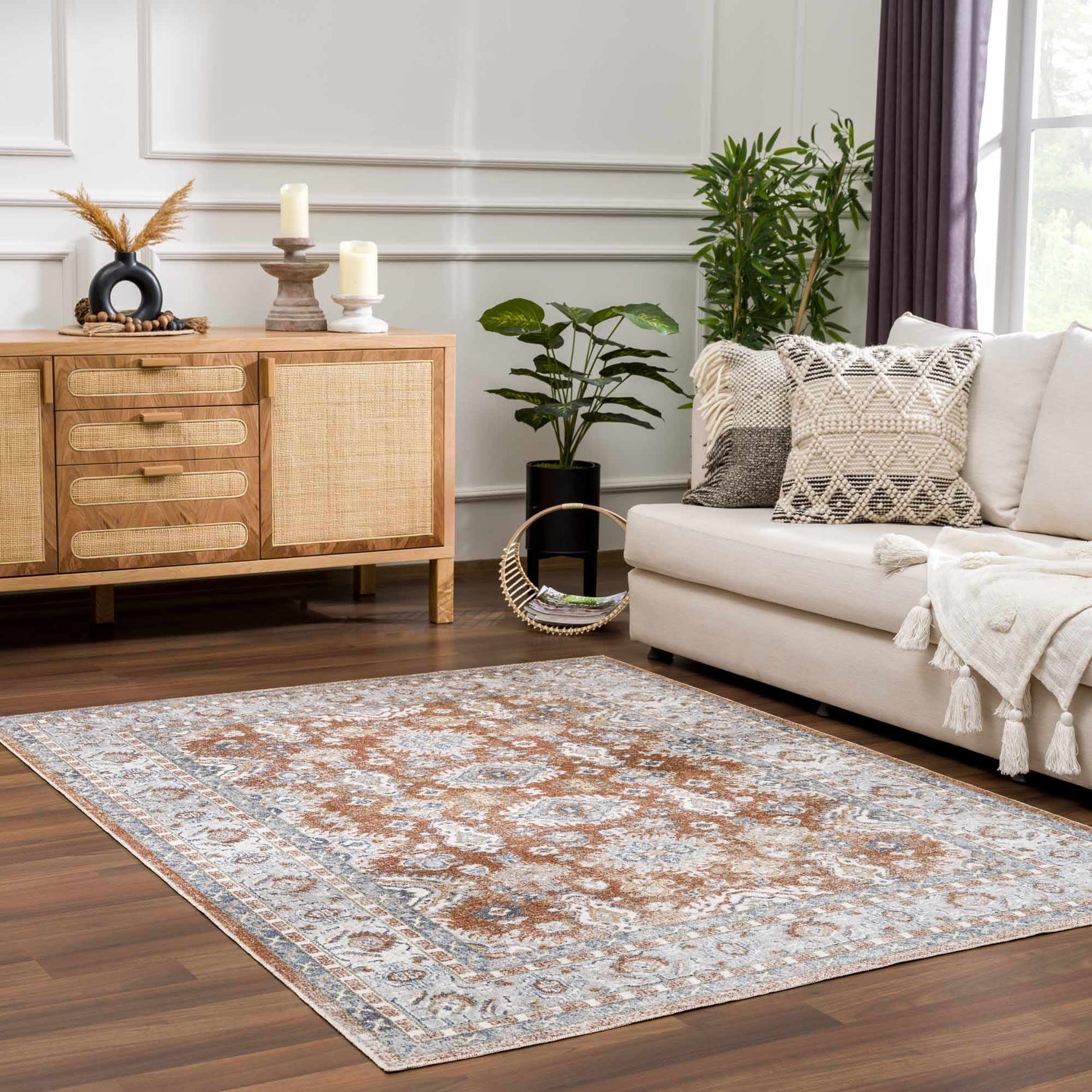 Ezio Boutique Washable Rug - Clearance - Ornate Home