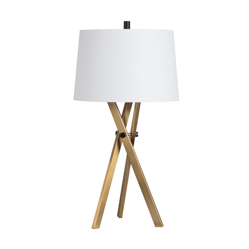 Ezra Brass Table Lamp (Set of 2) - Ornate Home