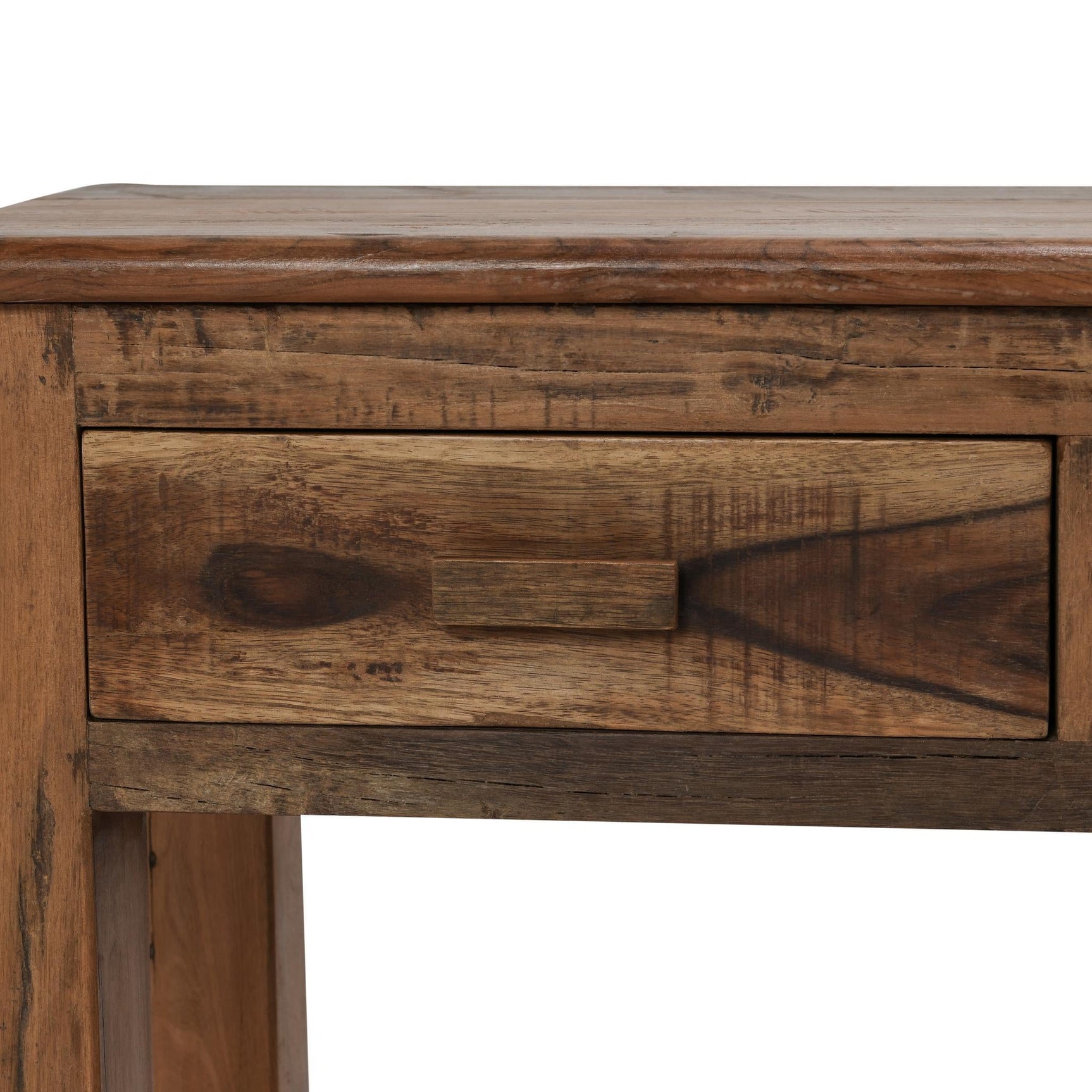 Ezra Natural 3 Drawer Console Table - Ornate Home
