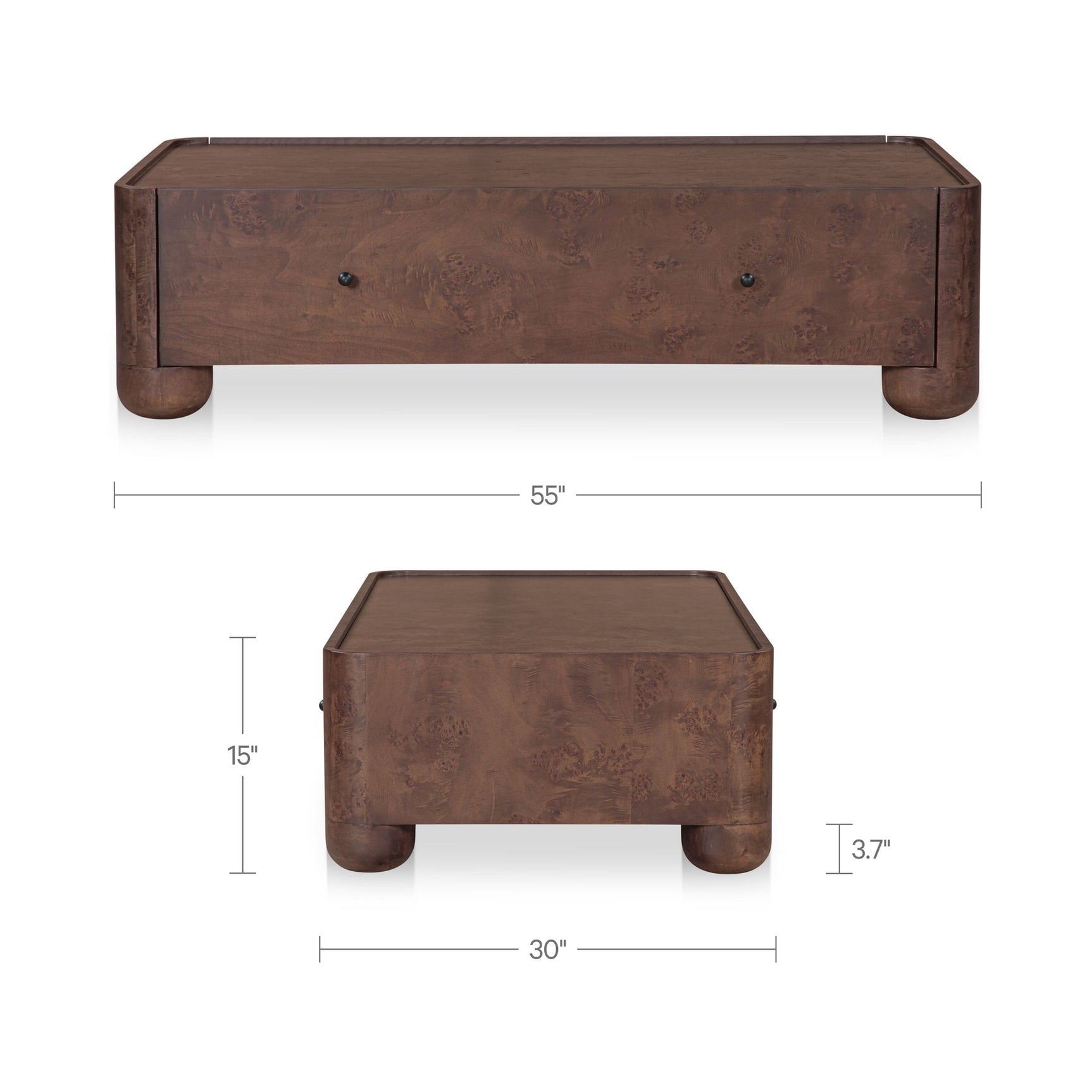 Gibson Burl Coffee Table