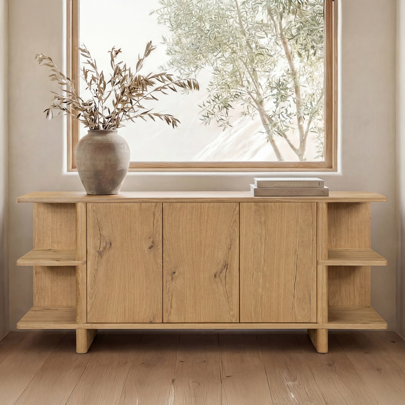 Casey Rustic Oak Sideboard