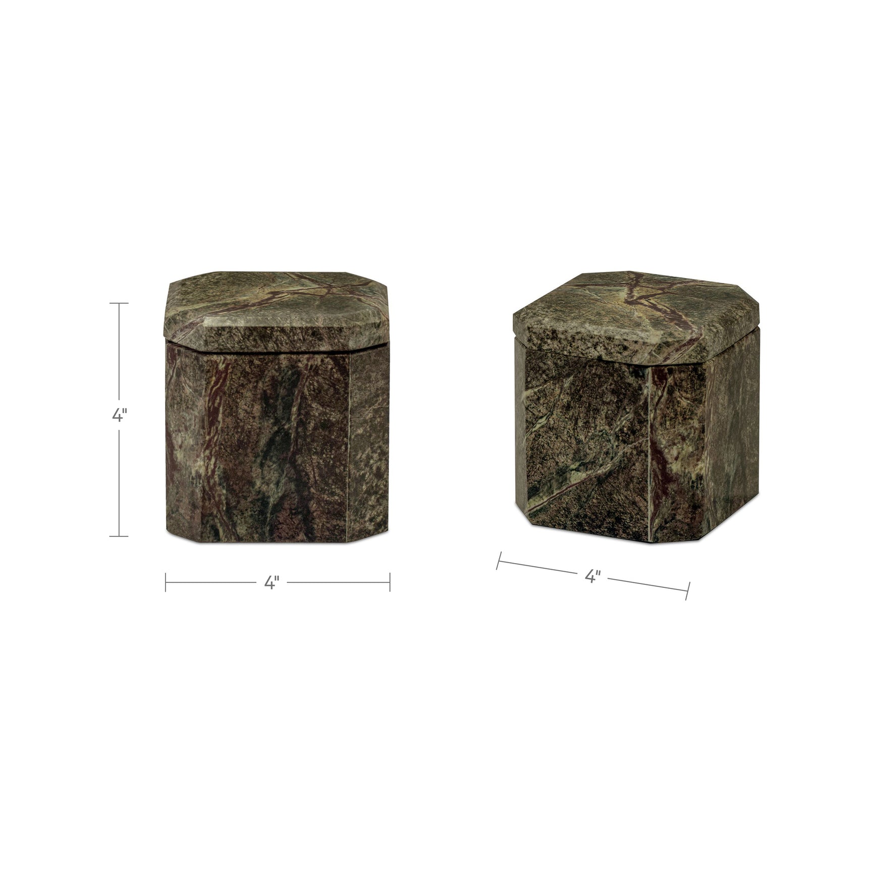 Forli Green Rainforest Marble Box
