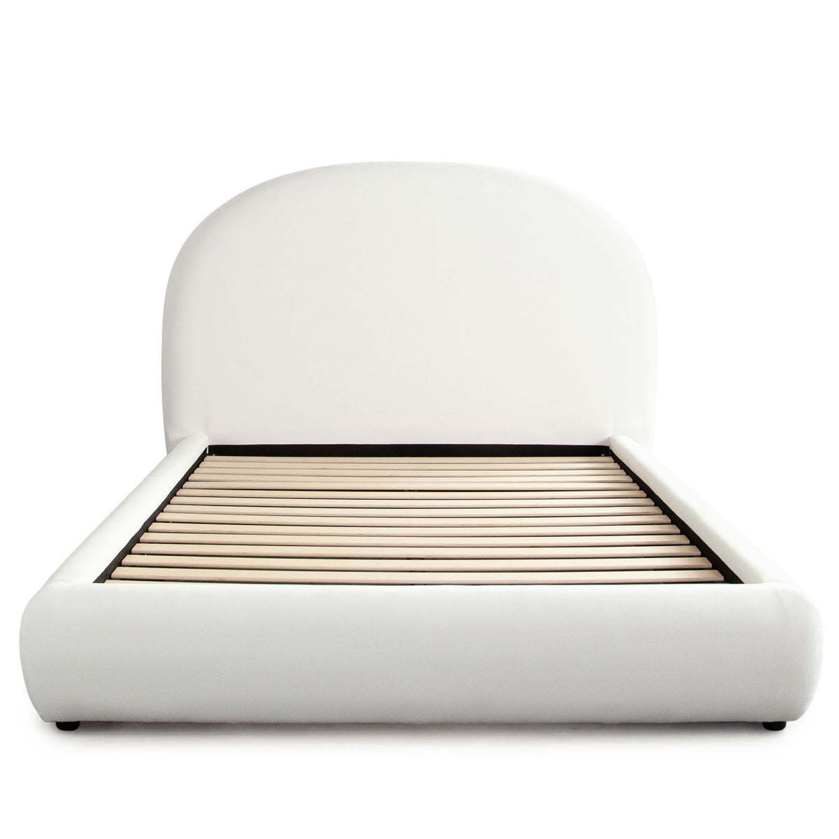 Fox White Performance Fabric Bed - Ornate Home