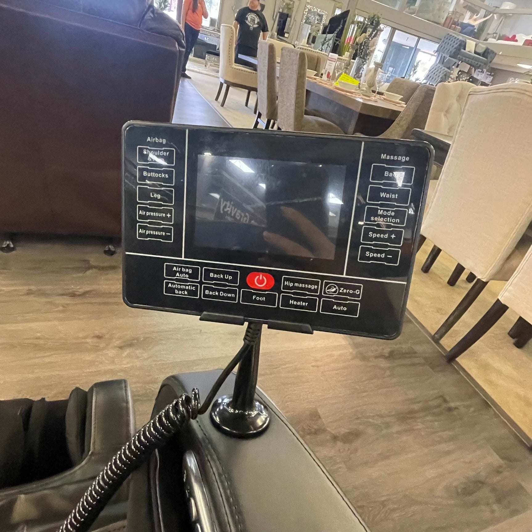 FPL-EC1270C-BLACK Massage Chair - Ornate Home