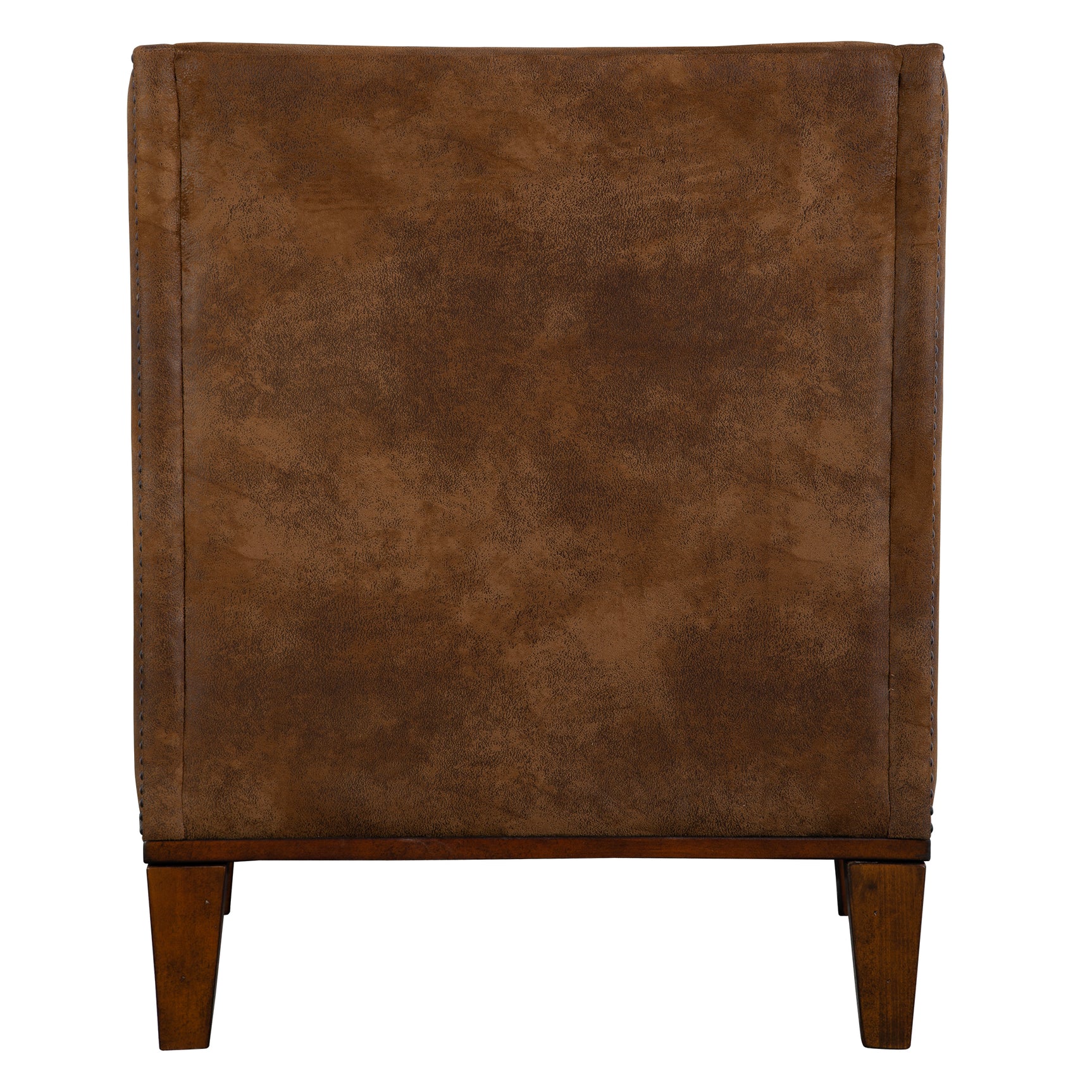 Clay Brown Leather Armchair