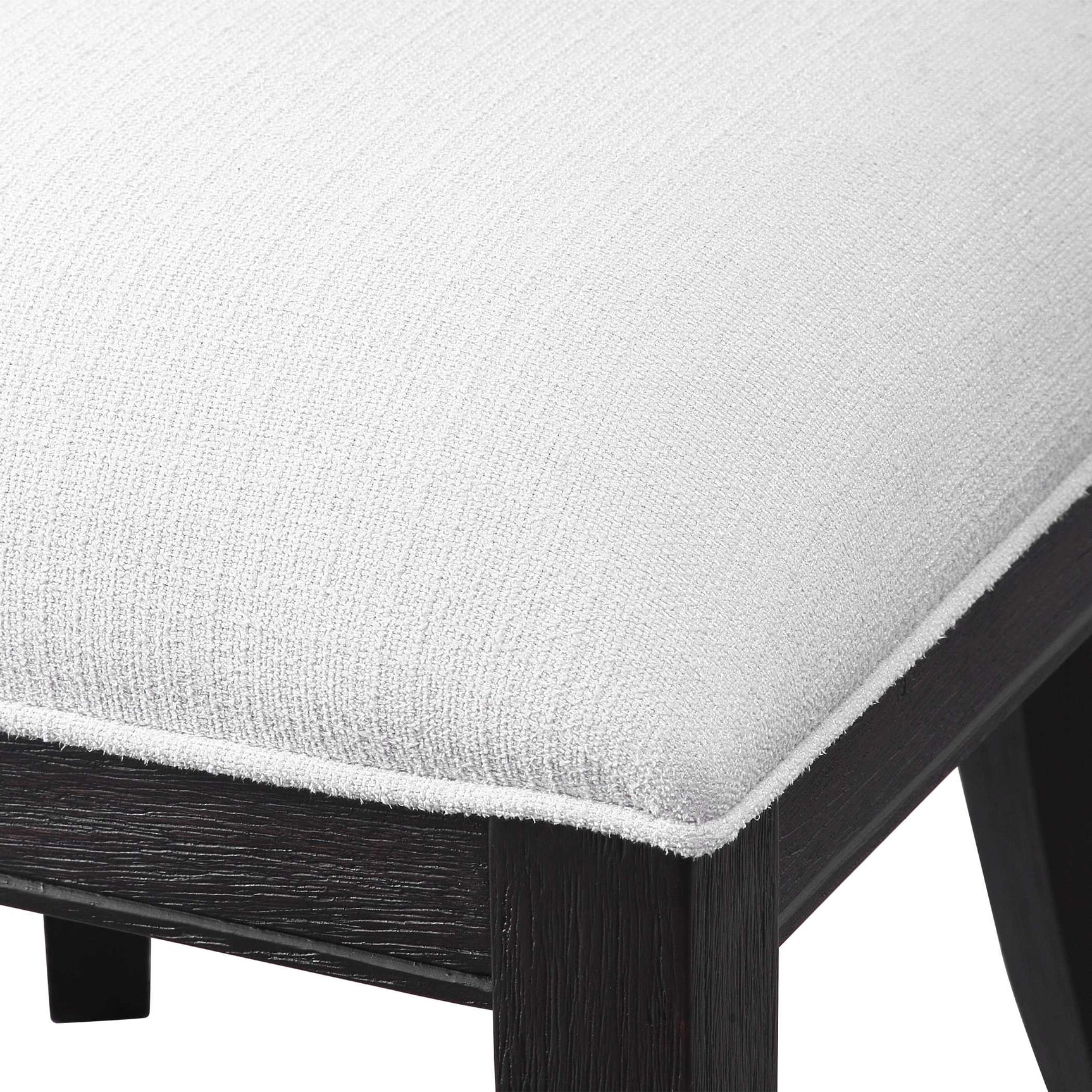 Idris Black Armless Chair
