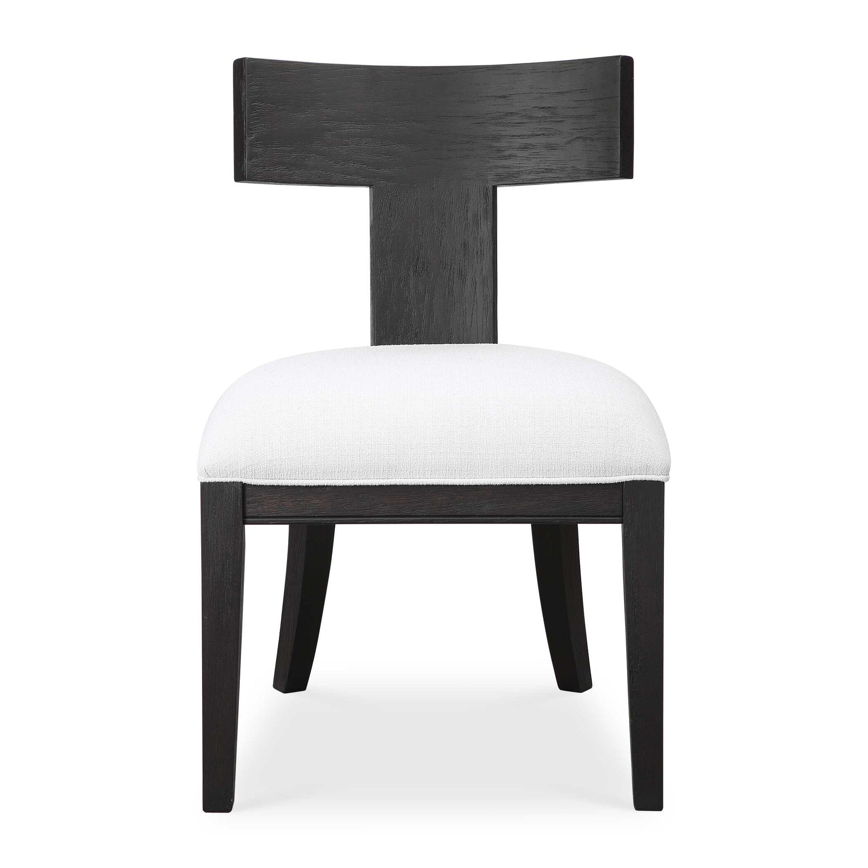 Idris Black Armless Chair