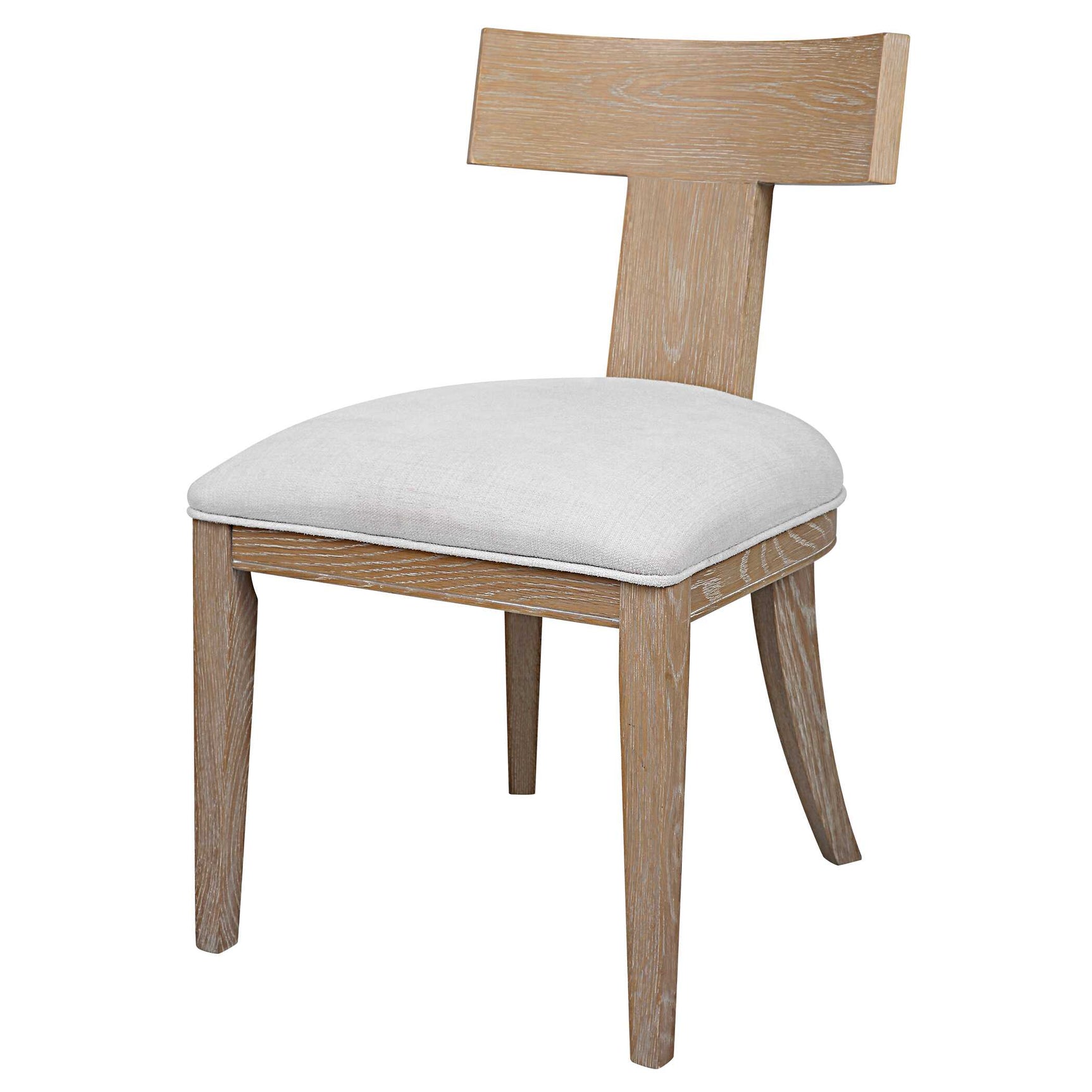 Idris Woodtone Natural Armless Chair