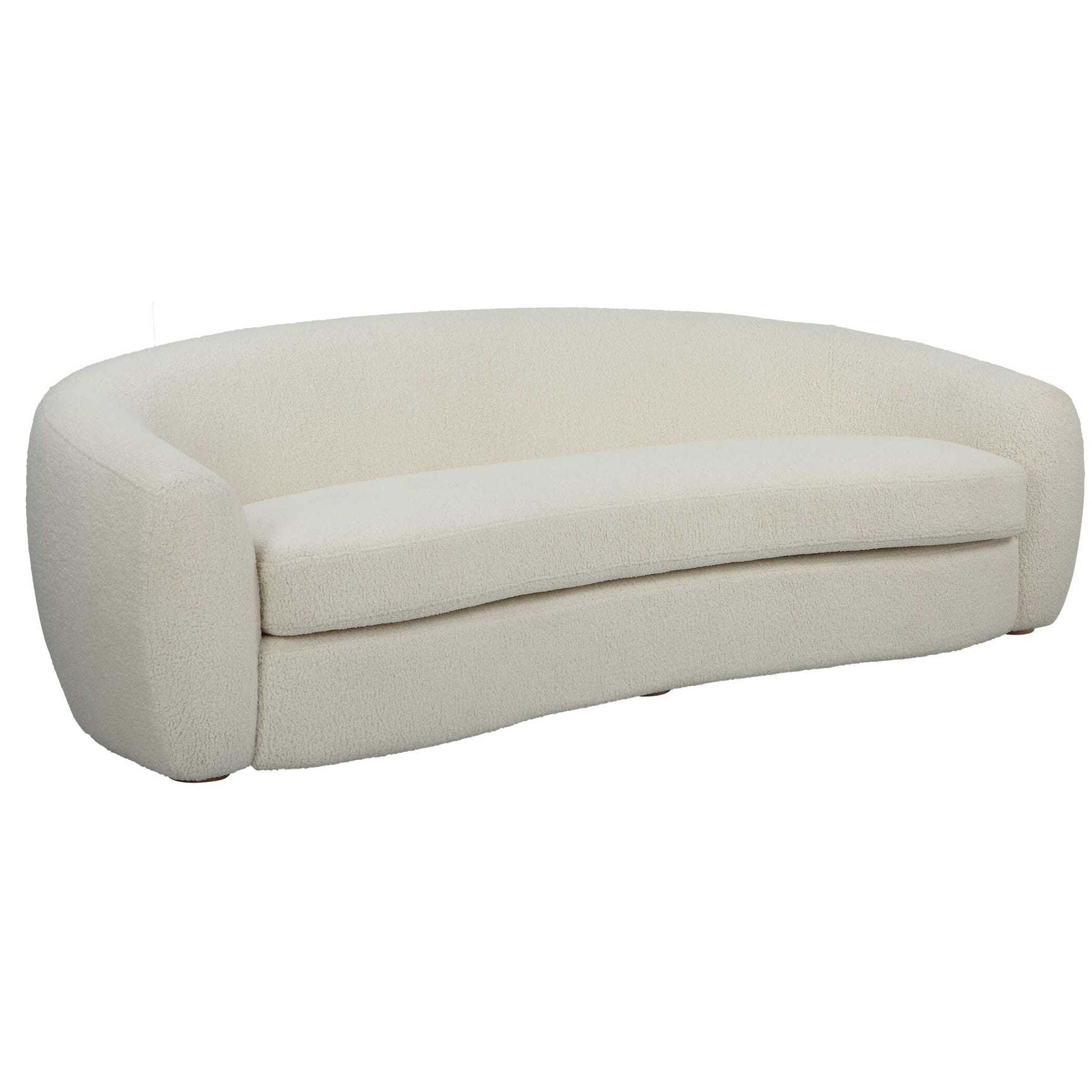 Capra White Art Deco Sofa