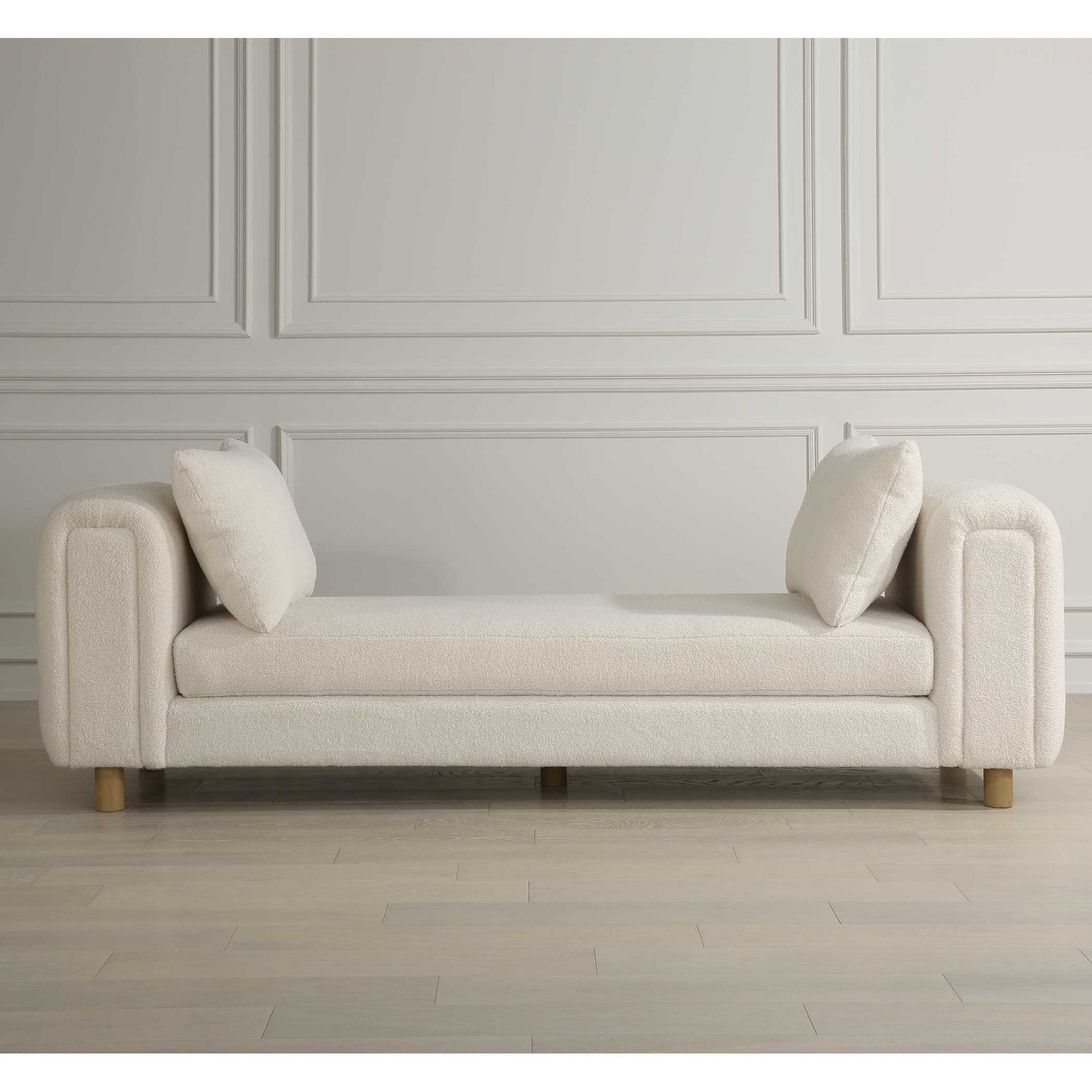 Repose Ivory Oversized Bench
