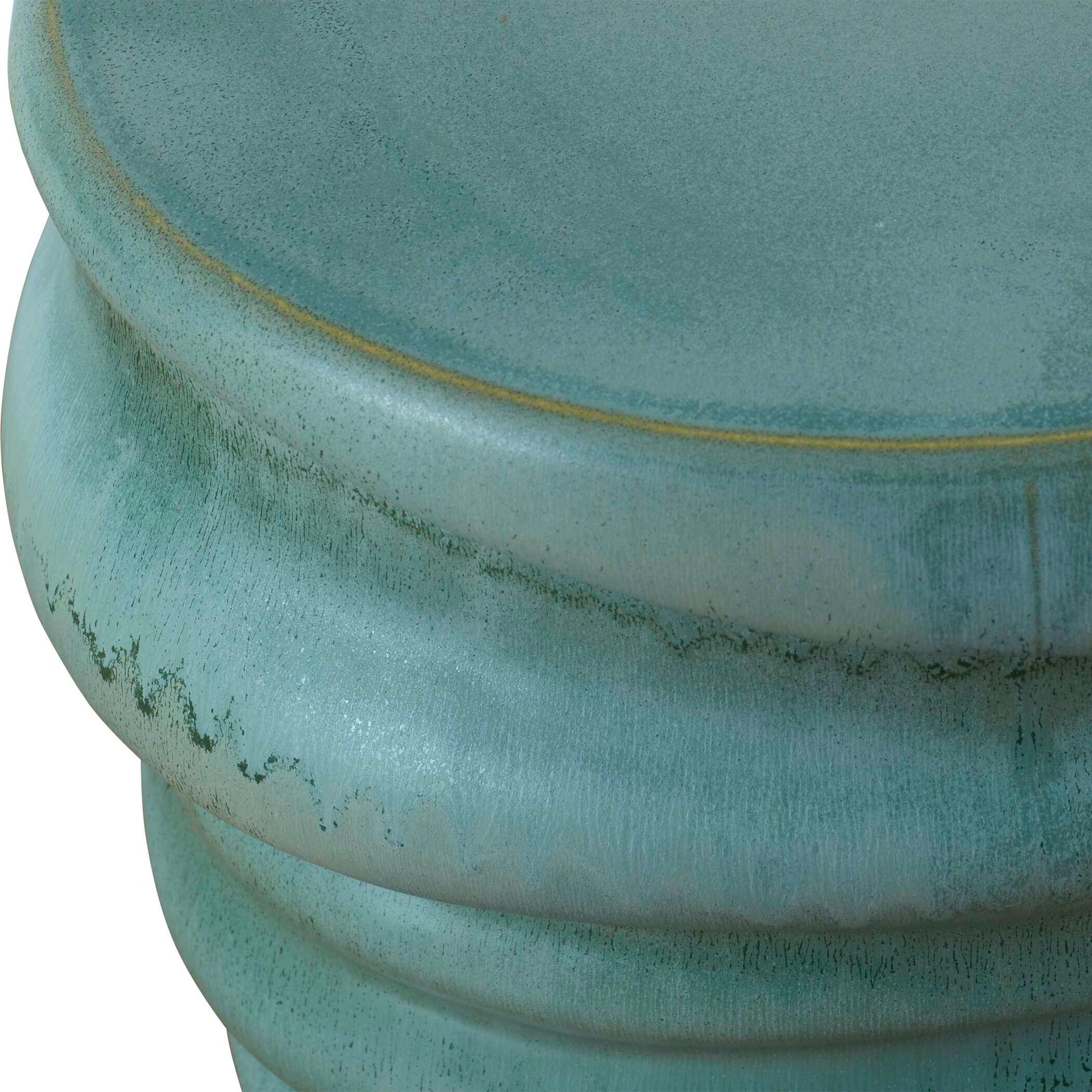 Skye Blue Modern Garden Stool