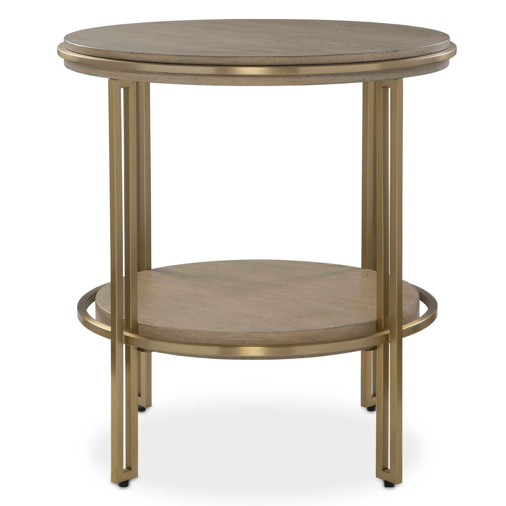 Elise Brass Round Side Table
