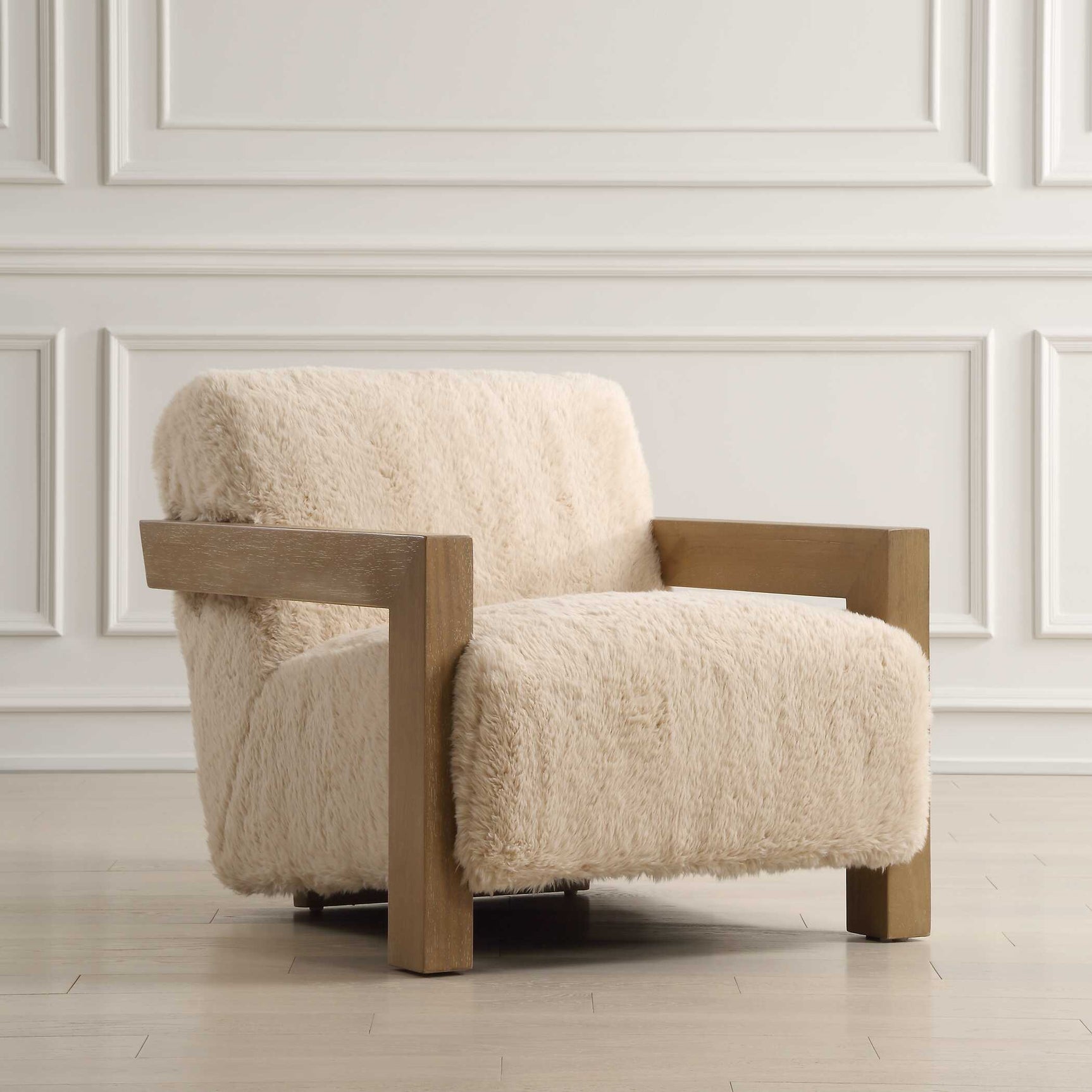 Jackson Brown Sheepskin Accent Chair