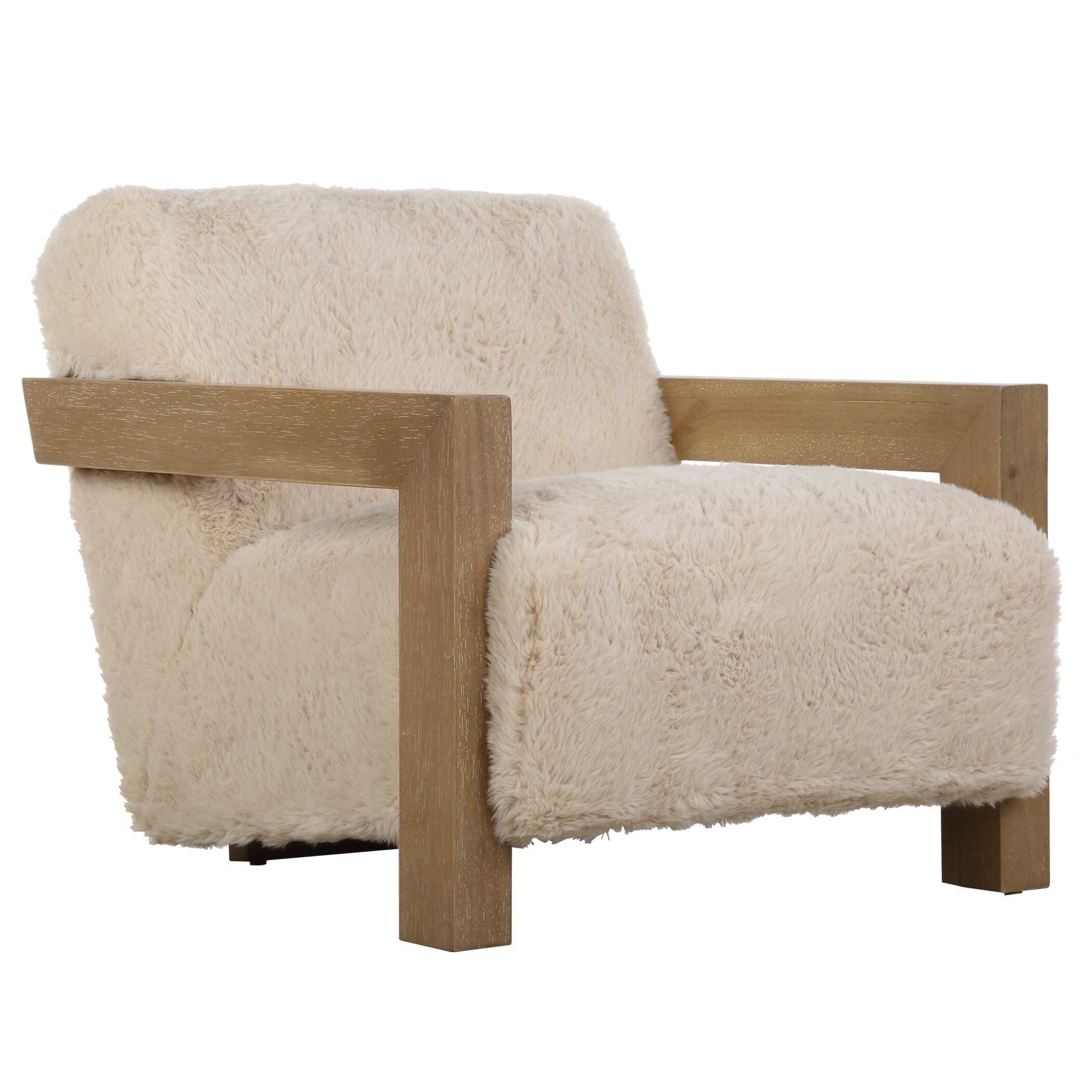 Jackson Brown Sheepskin Accent Chair