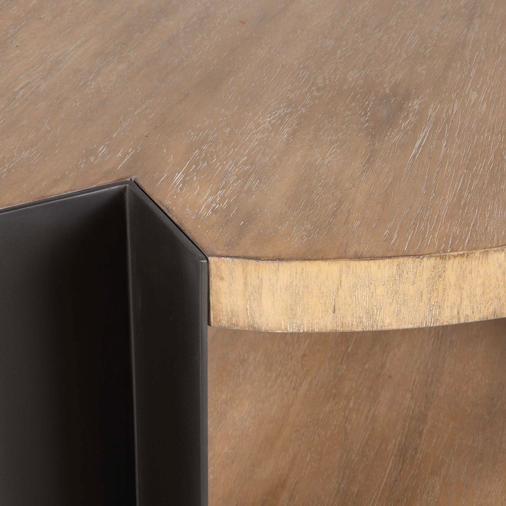 Loana Woodtone Industrial Coffee Table