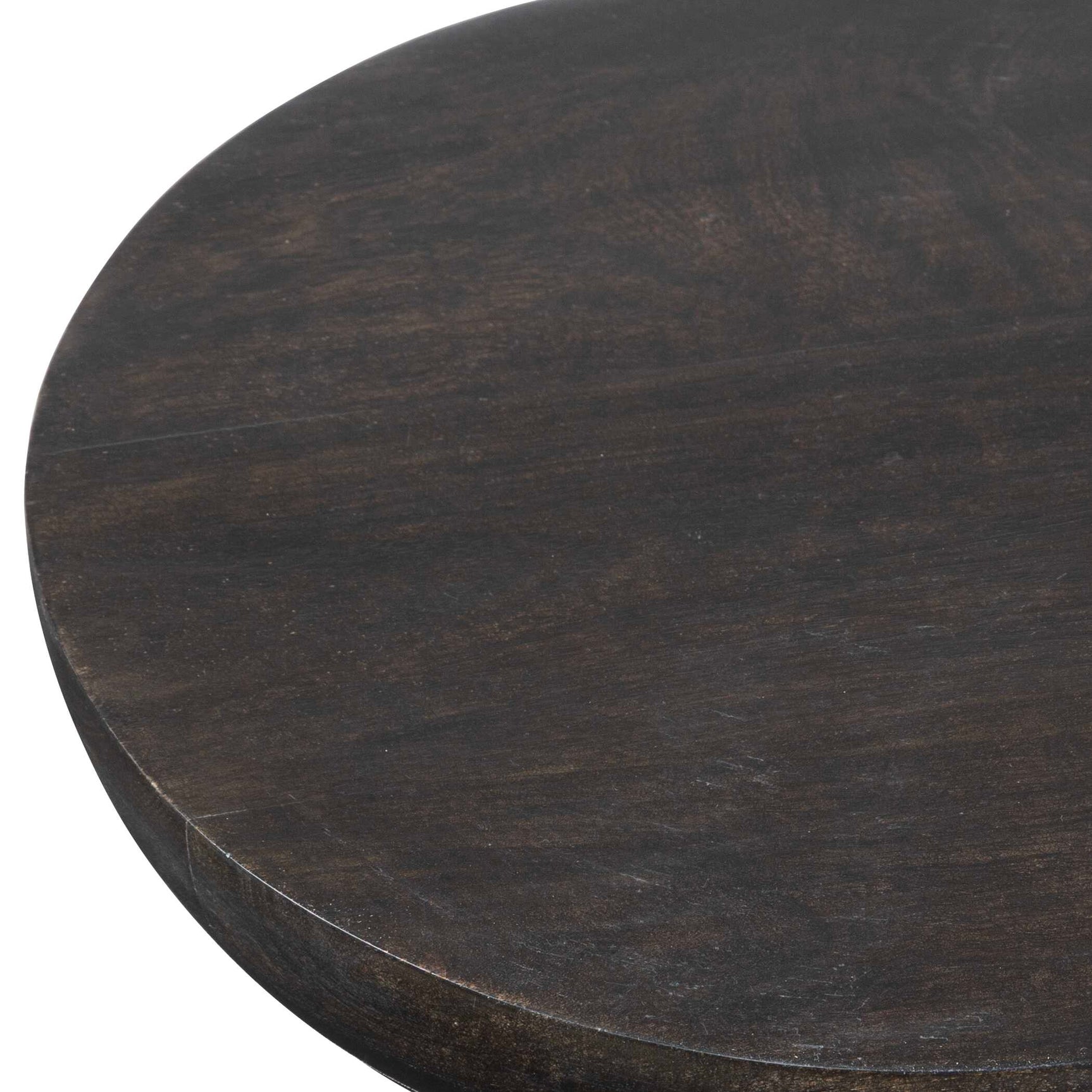 Gambit Black Hourglass Accent Table