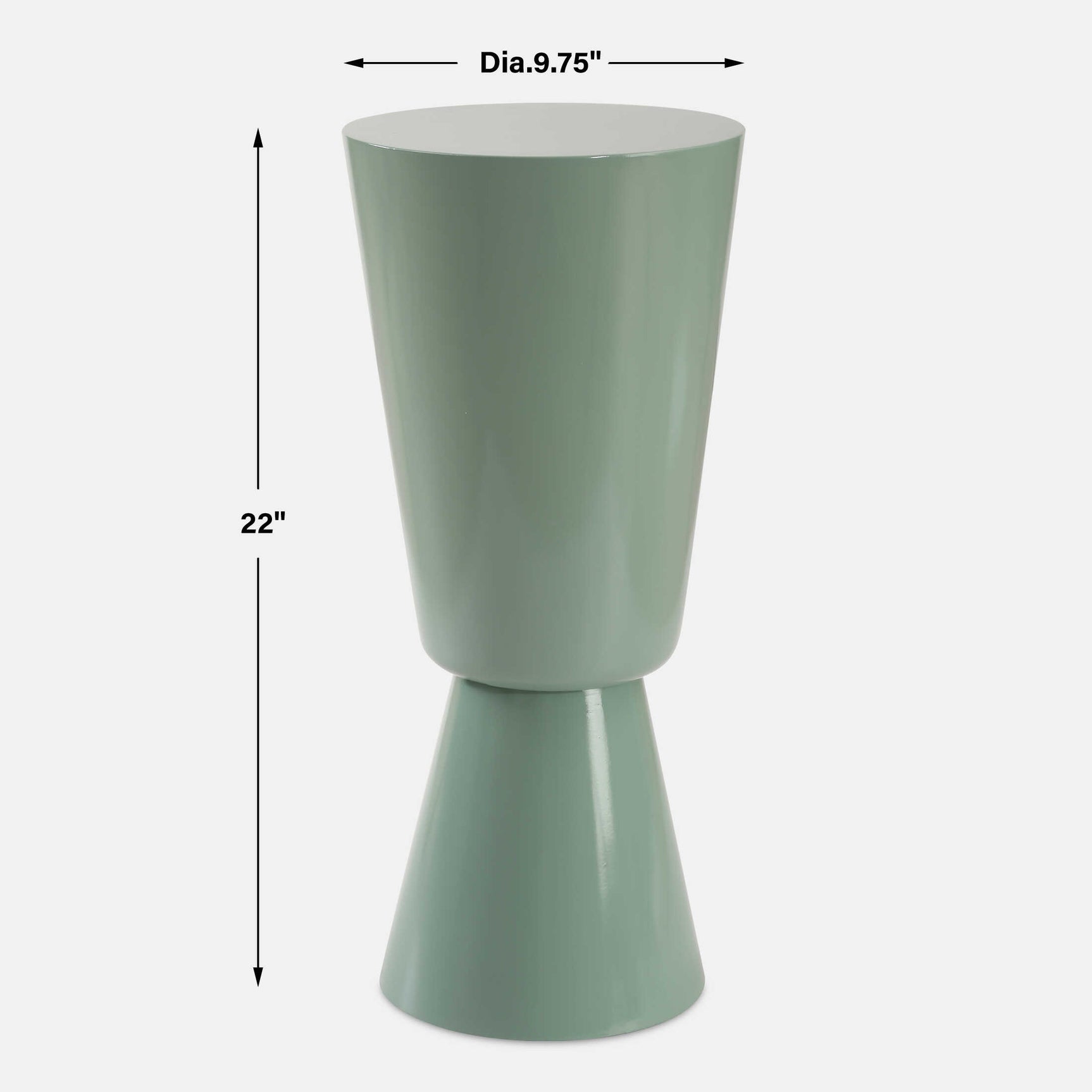 Sabetha Blue High Gloss Drink Table