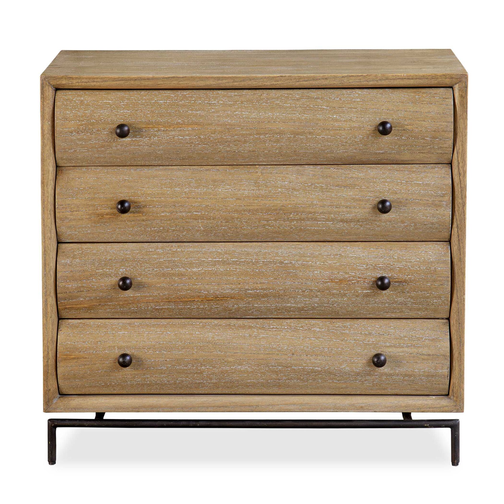 Millard Woodtone Curved 4 Drawer Chest