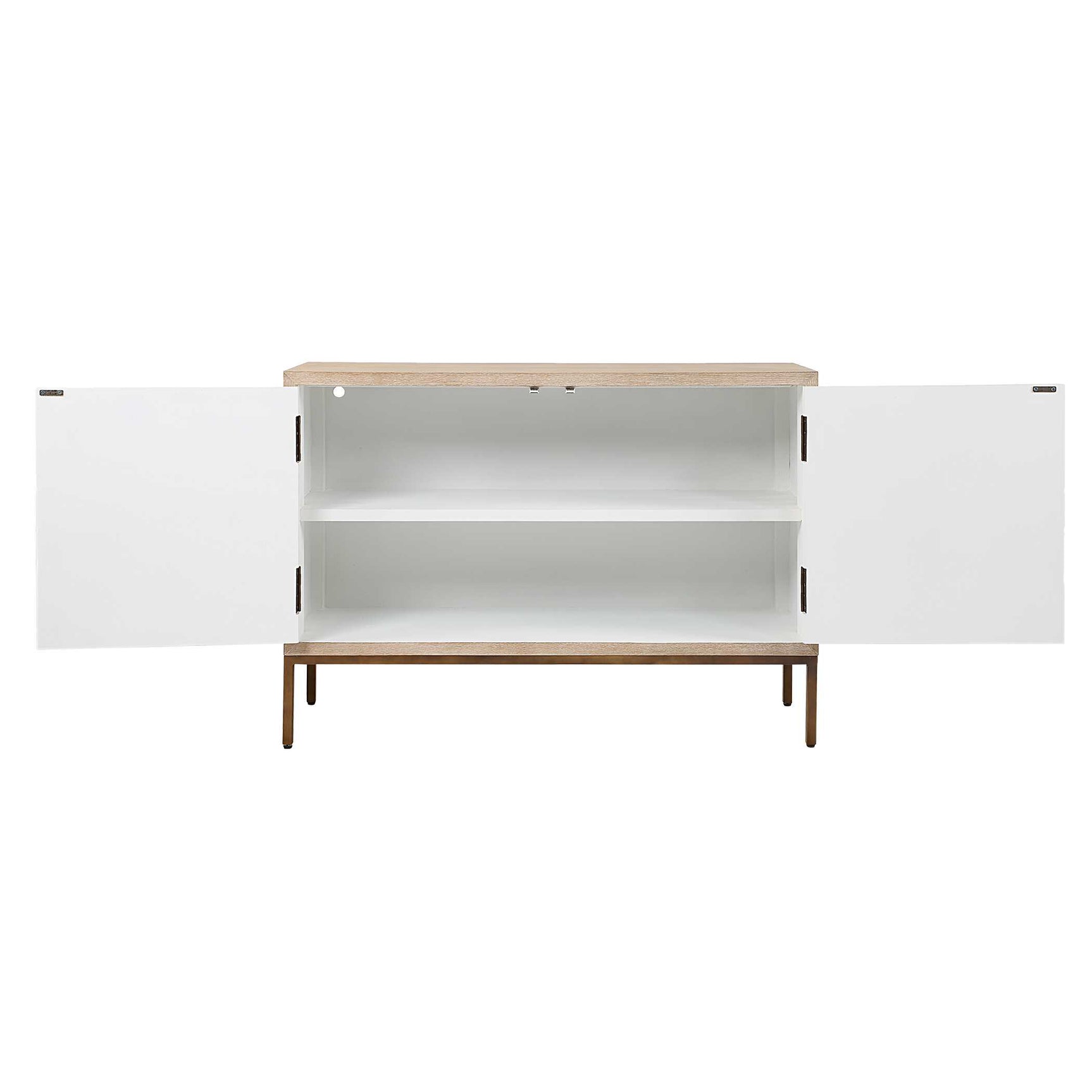 Weimar White 2 Door Cabinet