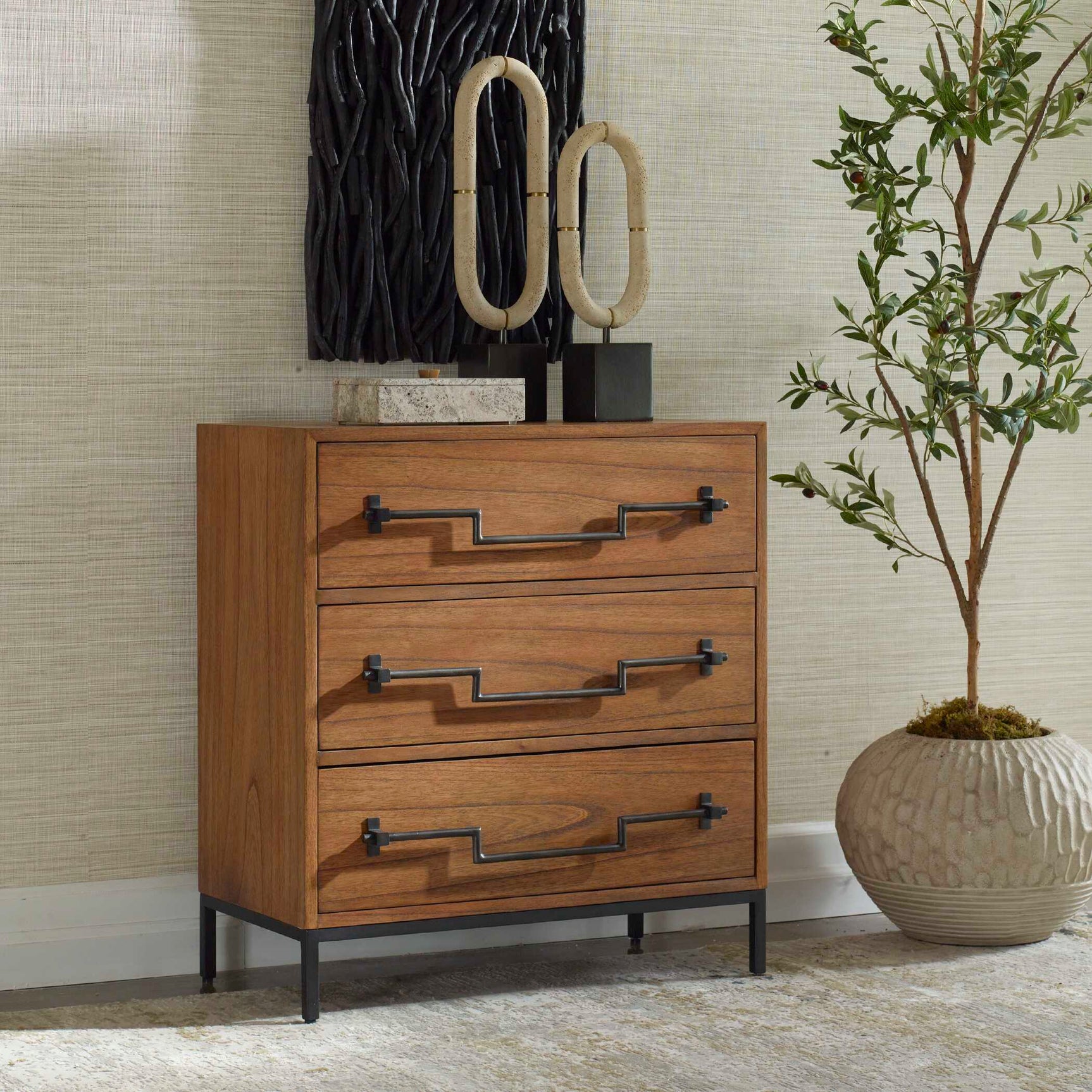 Jory Woodtone Natural Wood Accent Chest