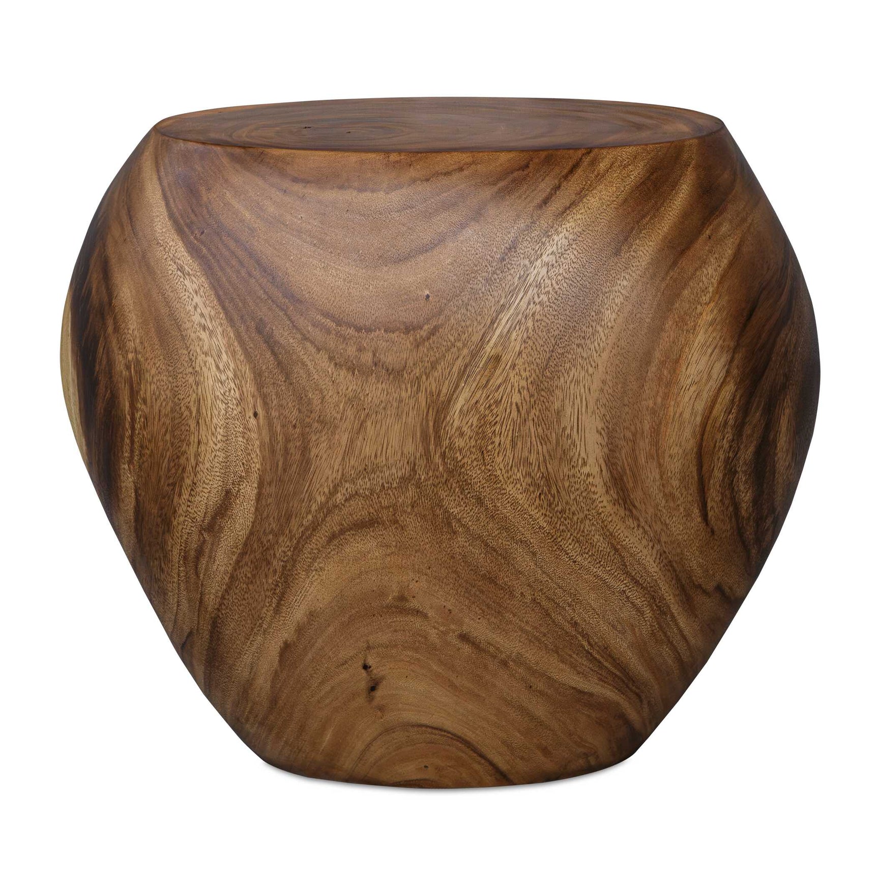 Lomas Woodtone Solid Wood Accent Stool