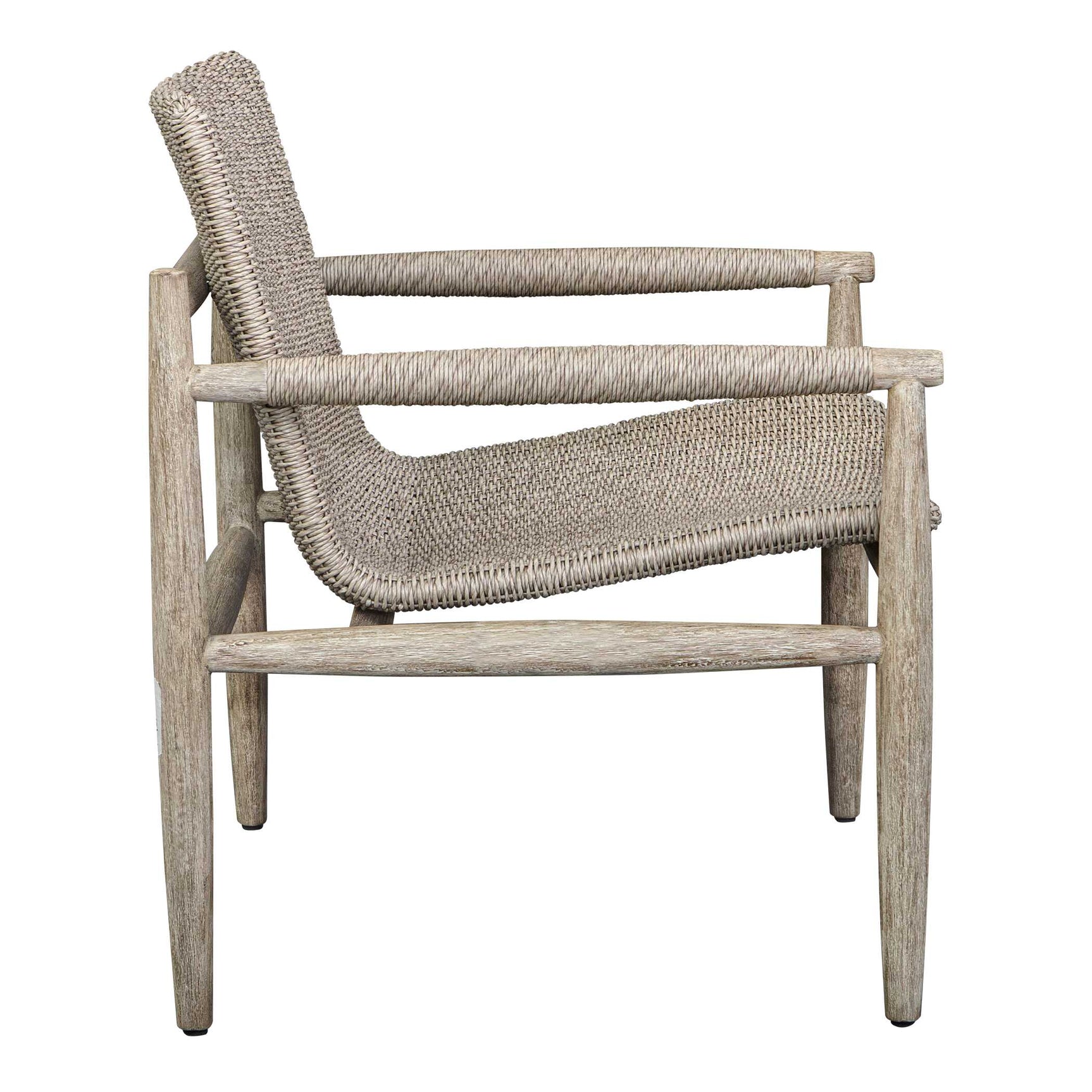 Sumba Gray Wicker Outdoor Lounge Chair