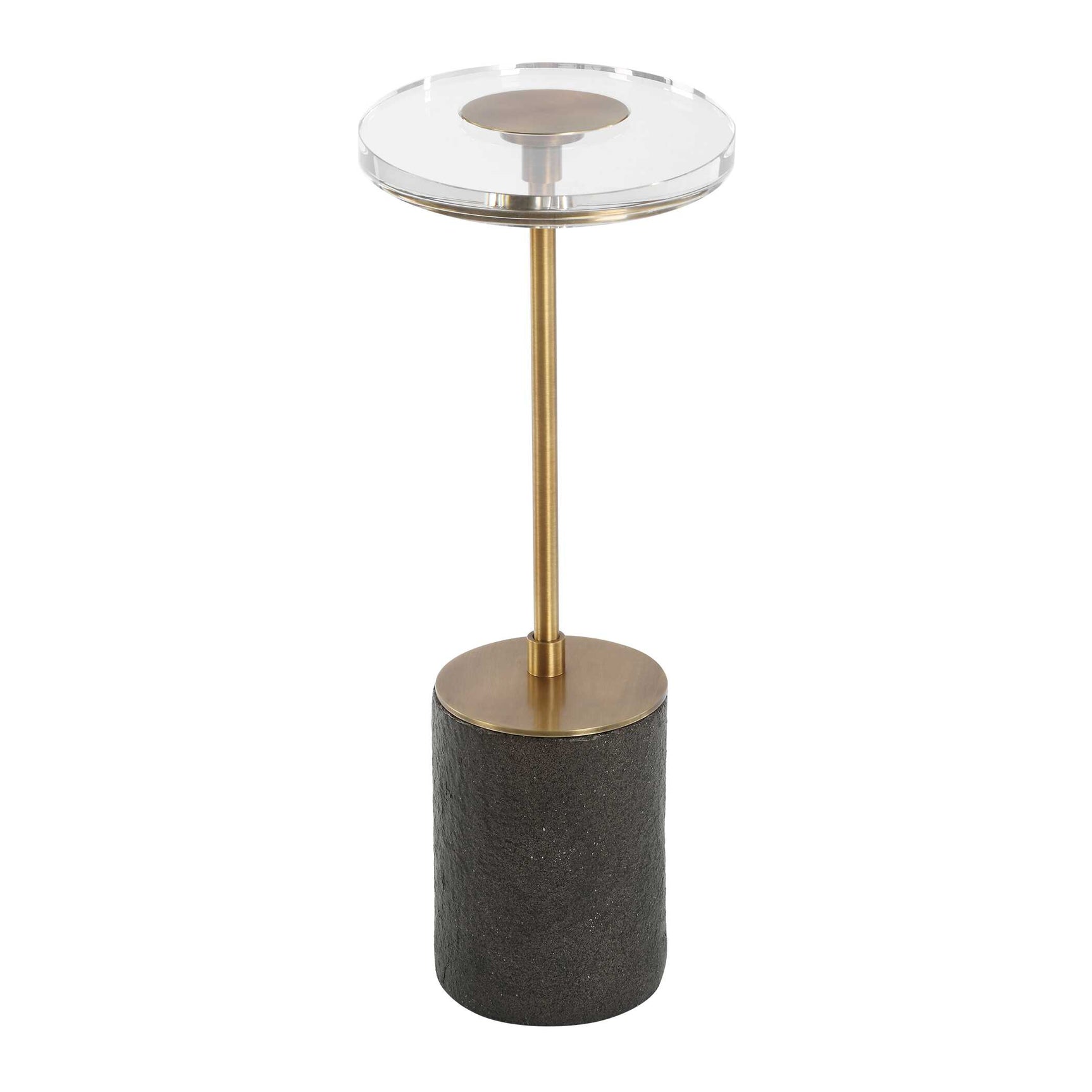 Kaufman Brass Crystal Accent Table