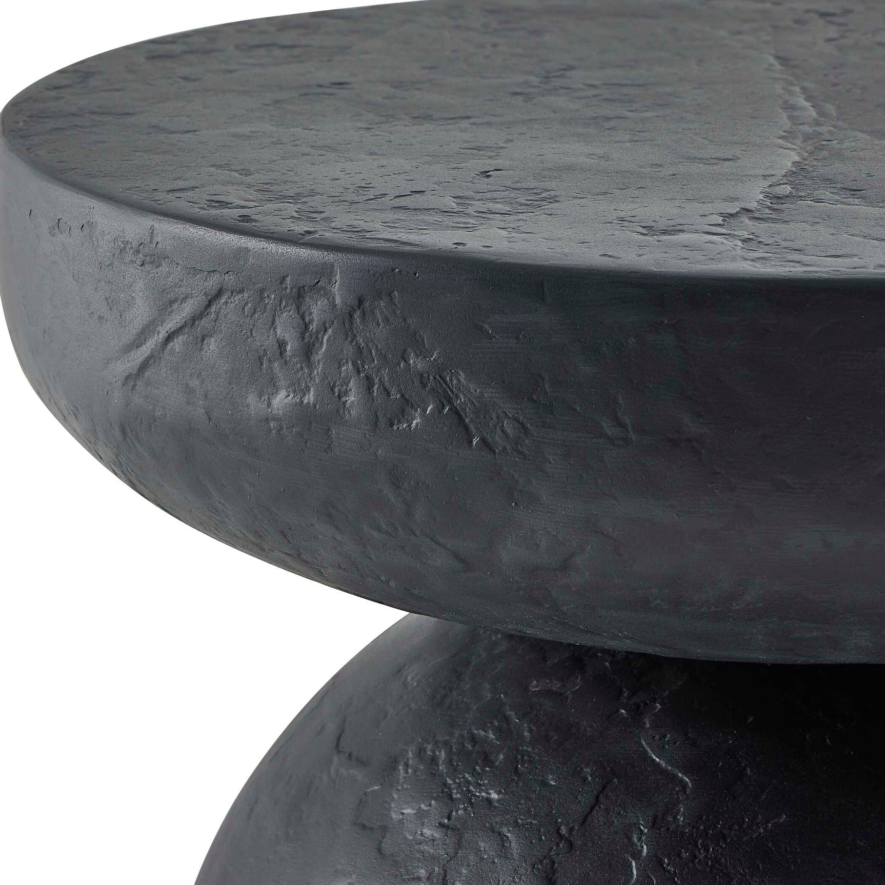 Hurlee Black Outdoor Accent Table