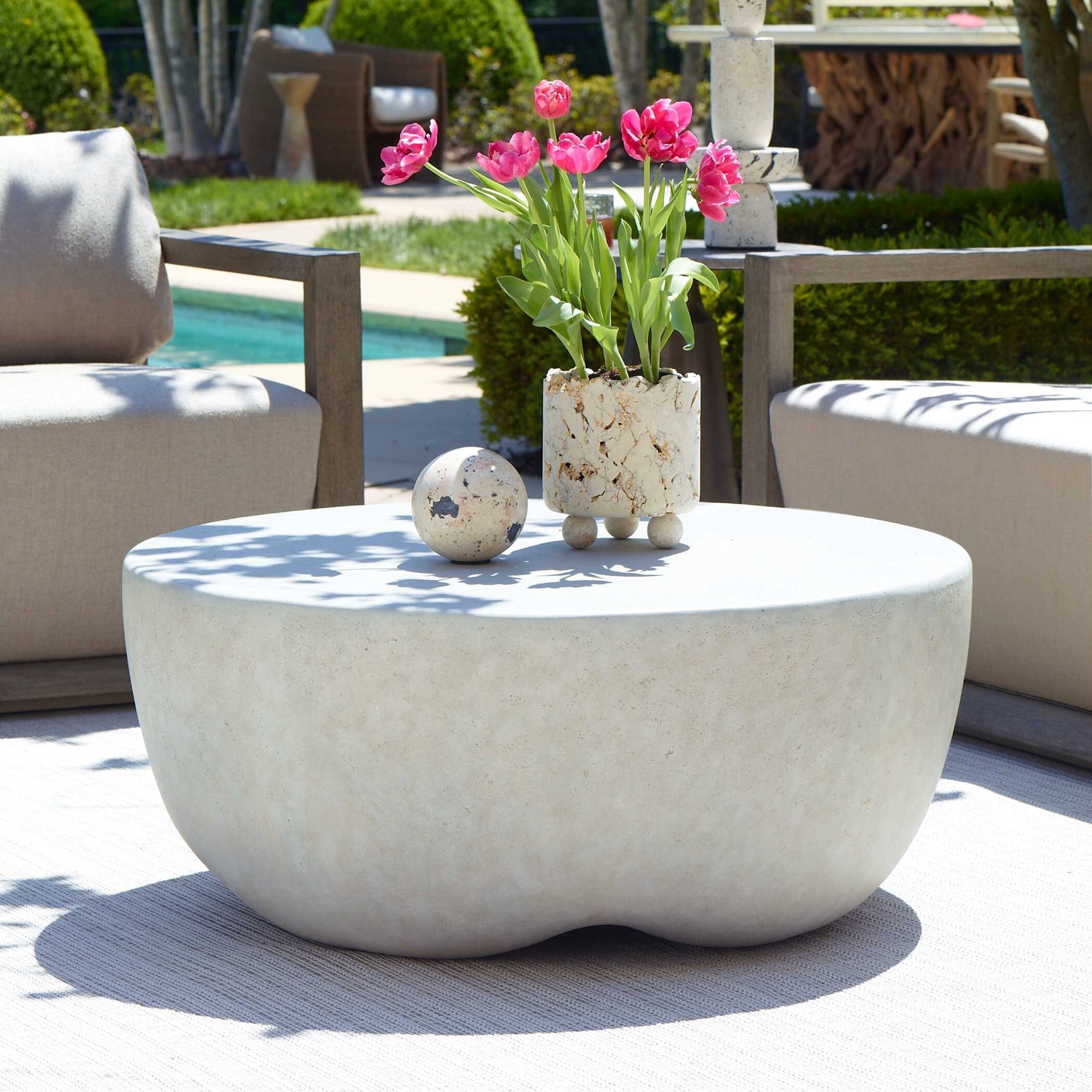 Wright Gray Outdoor Coffee Table