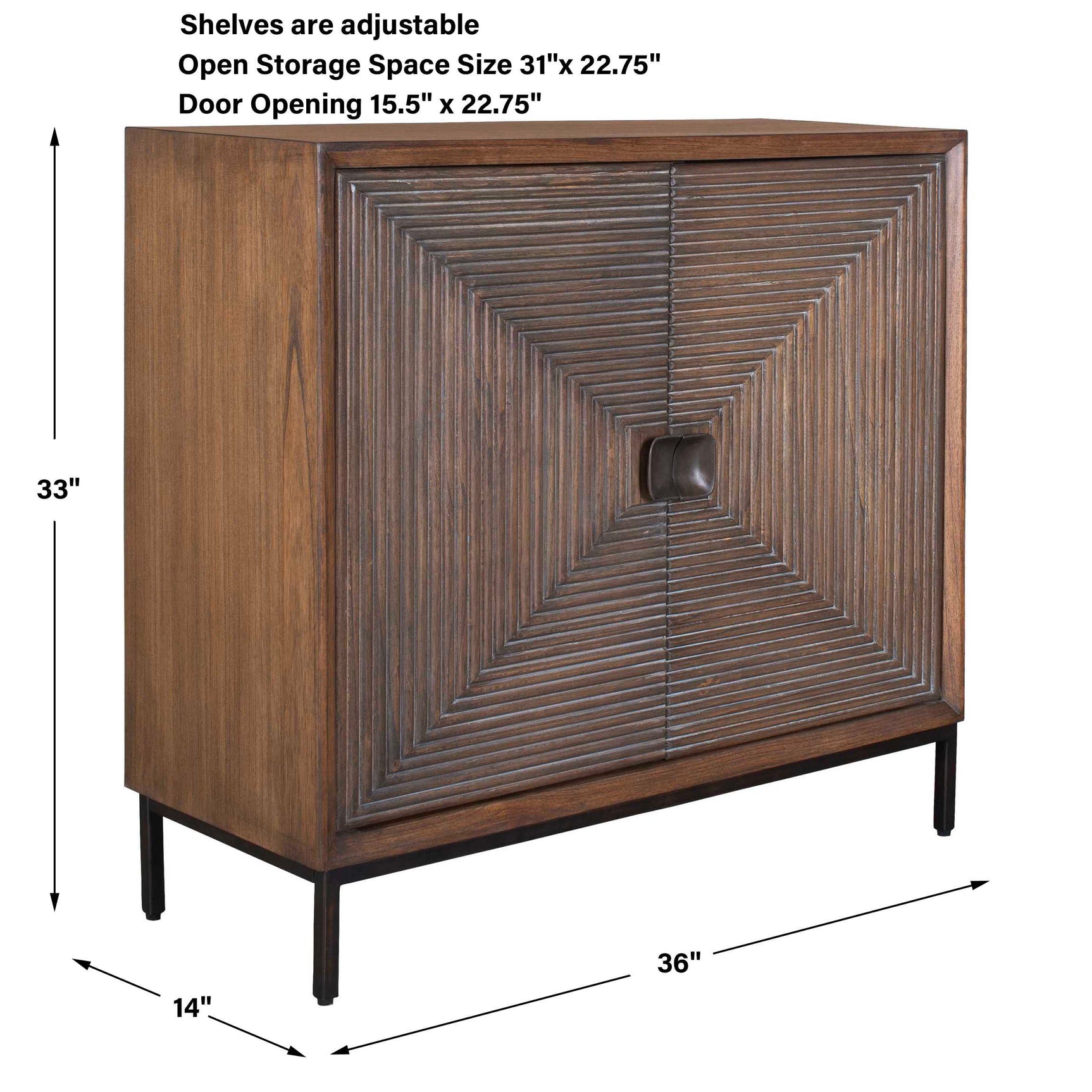 Bottom Line Woodtone 2 Door Wood Cabinet