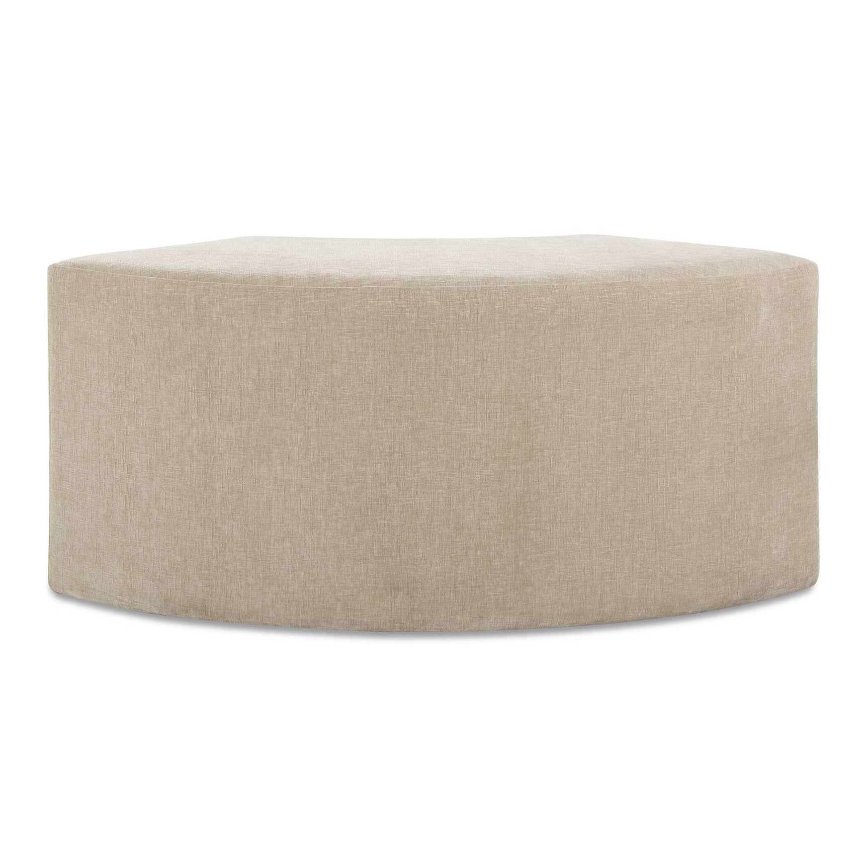 Khai Brown Rounded Plush Dining Bench