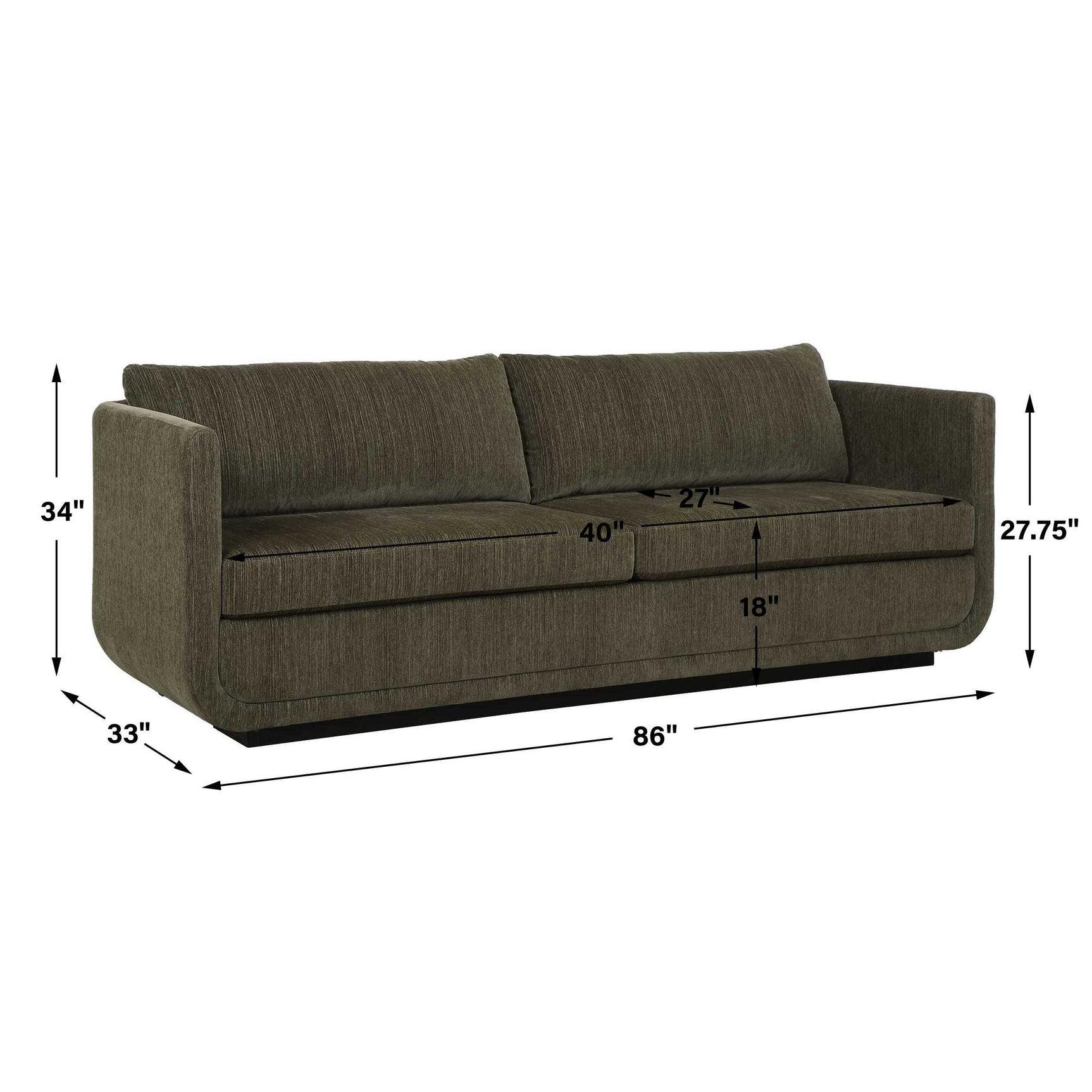 Abound Green Herb Sofa