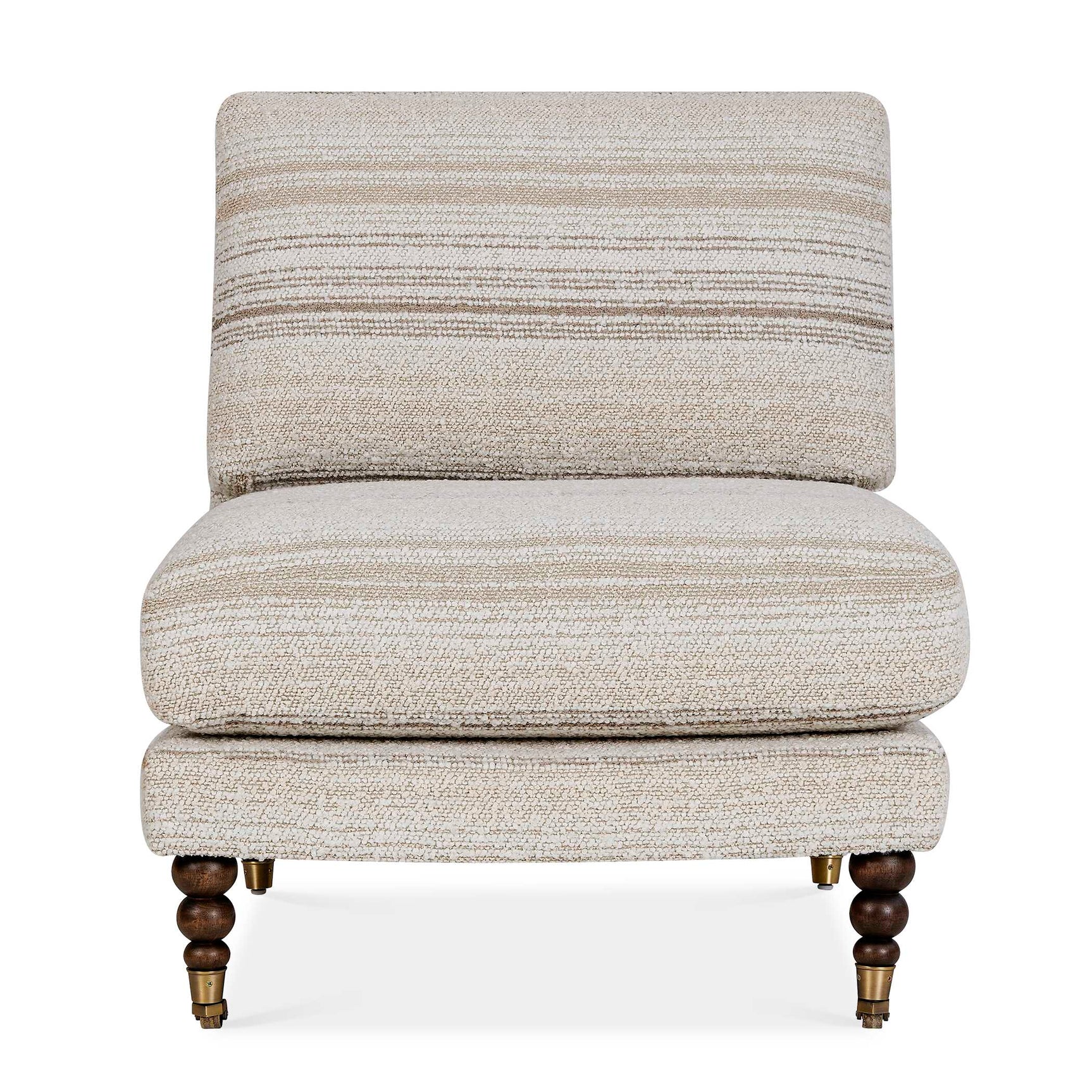 Chatsworth White Modern Slipper Chair