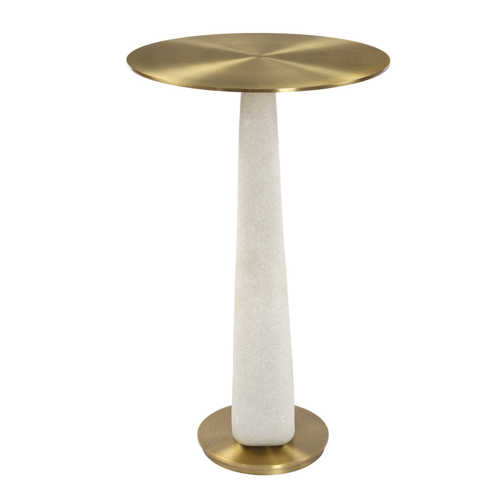 Sonia Brass Modern Accent Table