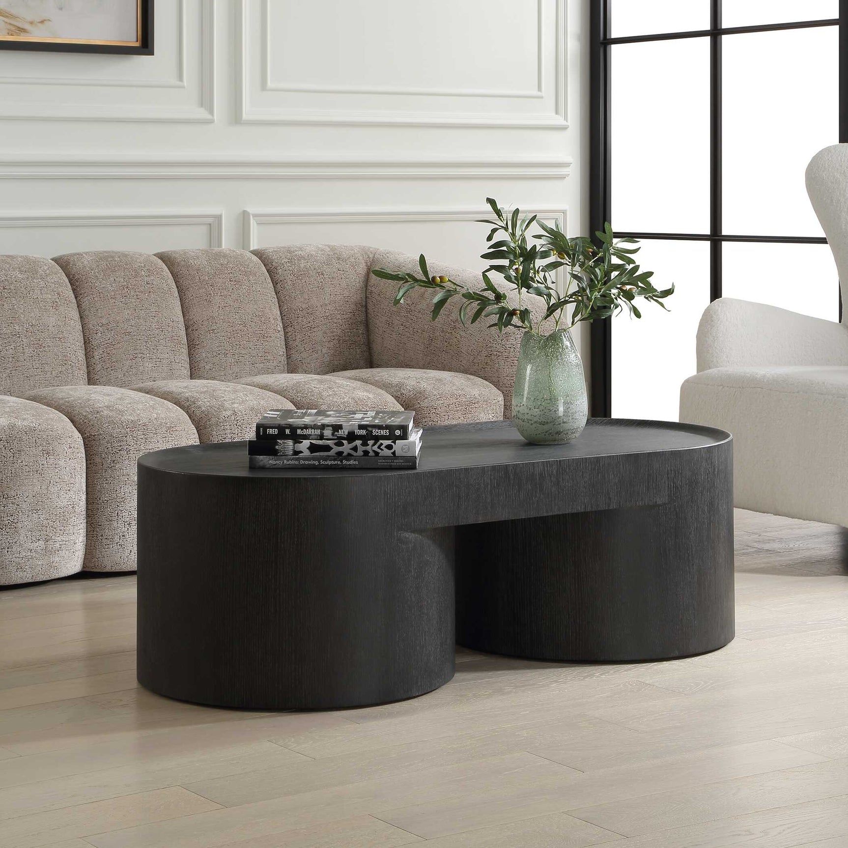 Isbell Black Stained Coffee Table