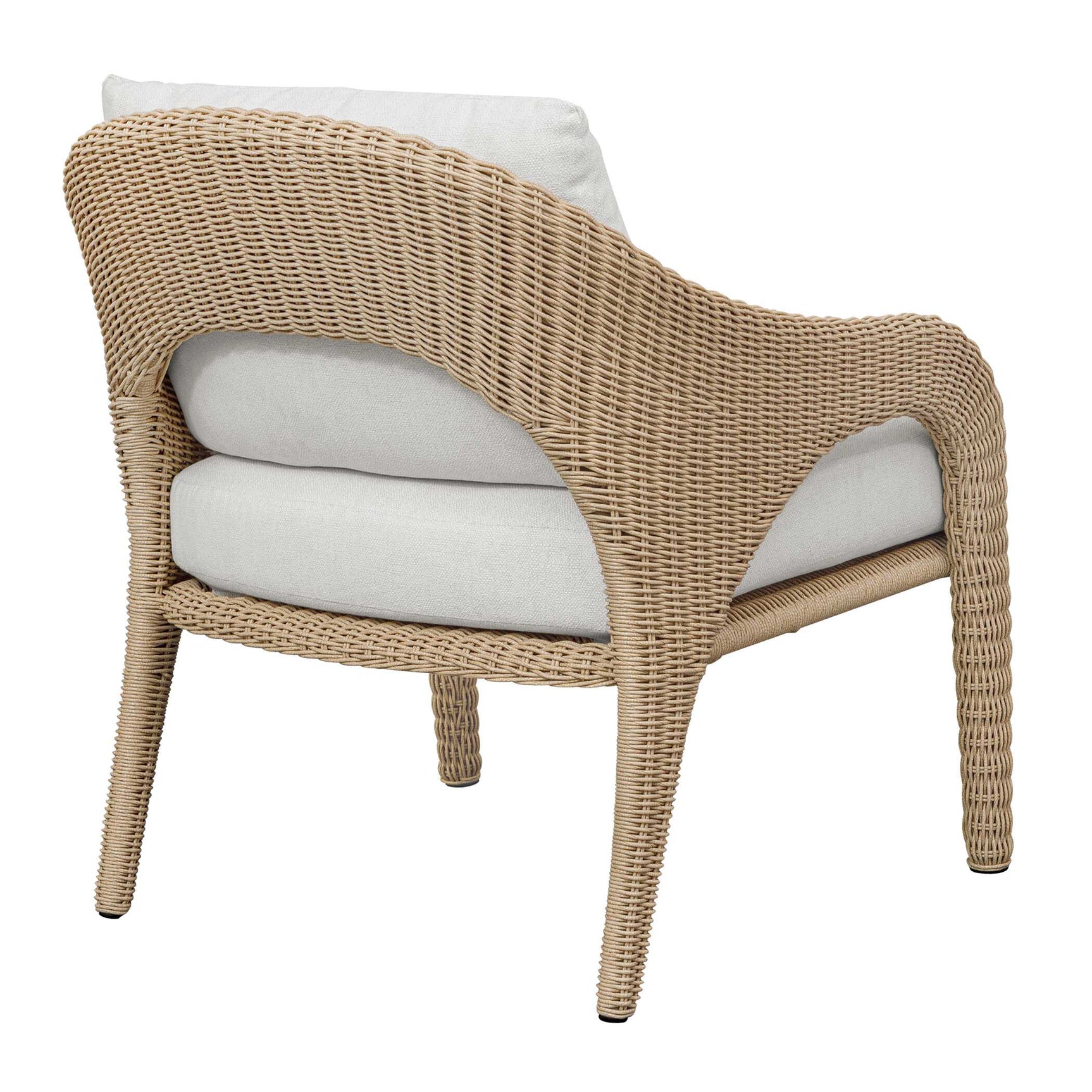 Kavali Woodtone Outdoor Wicker Lounge Chair