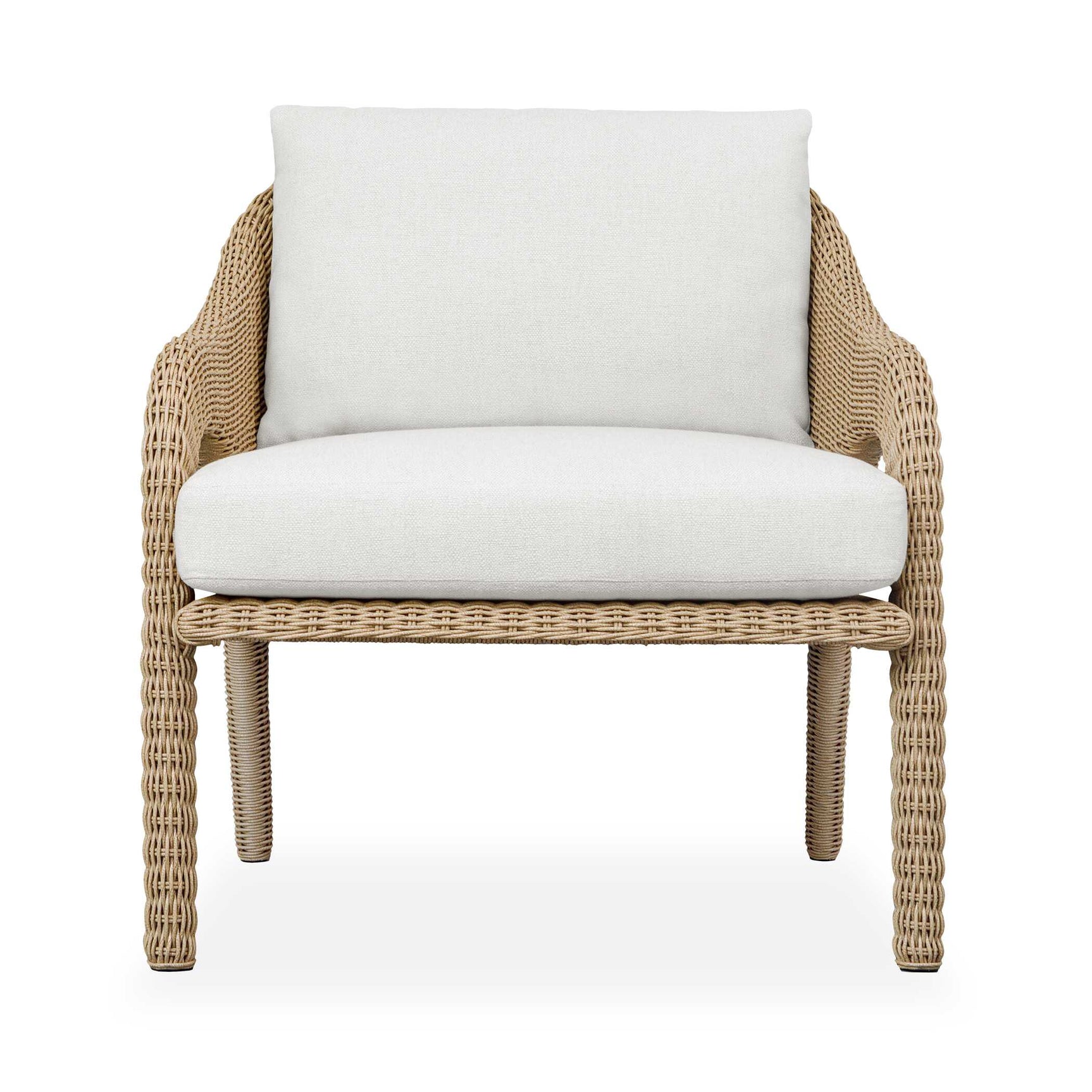 Kavali Woodtone Outdoor Wicker Lounge Chair